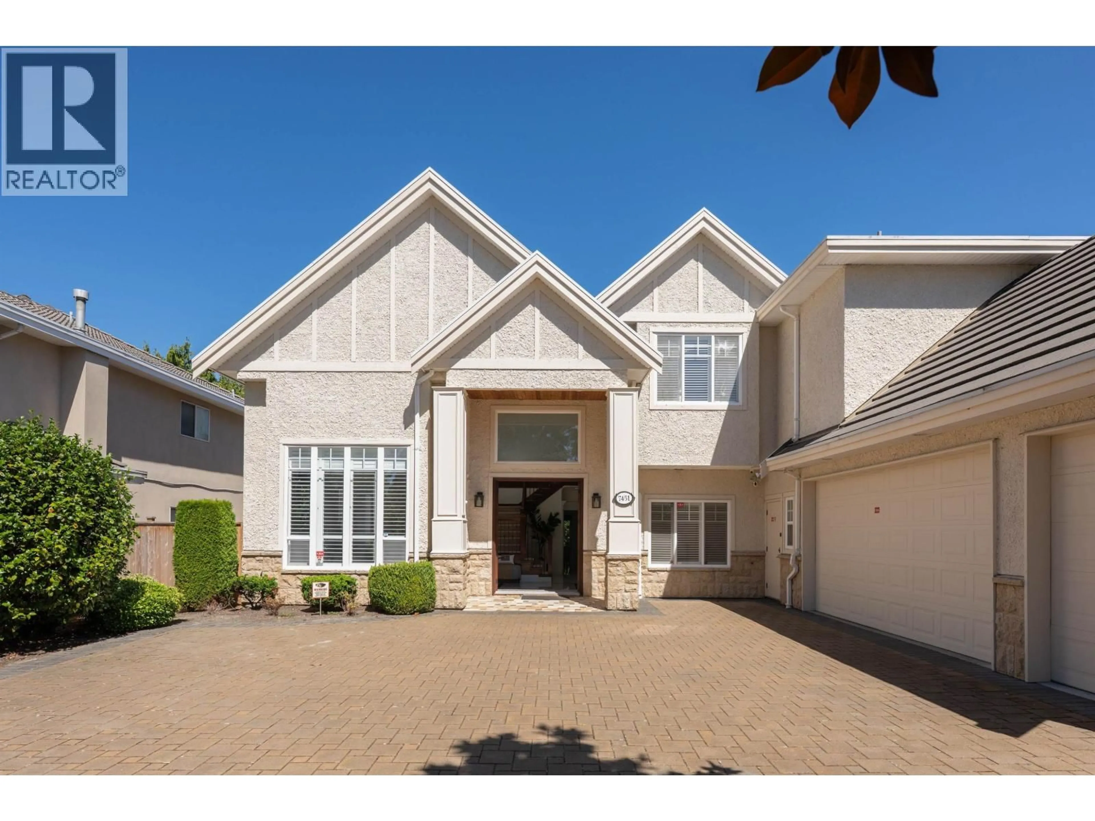 Home with brick exterior material, street for 7451 BATES ROAD, Richmond British Columbia V7A1C8