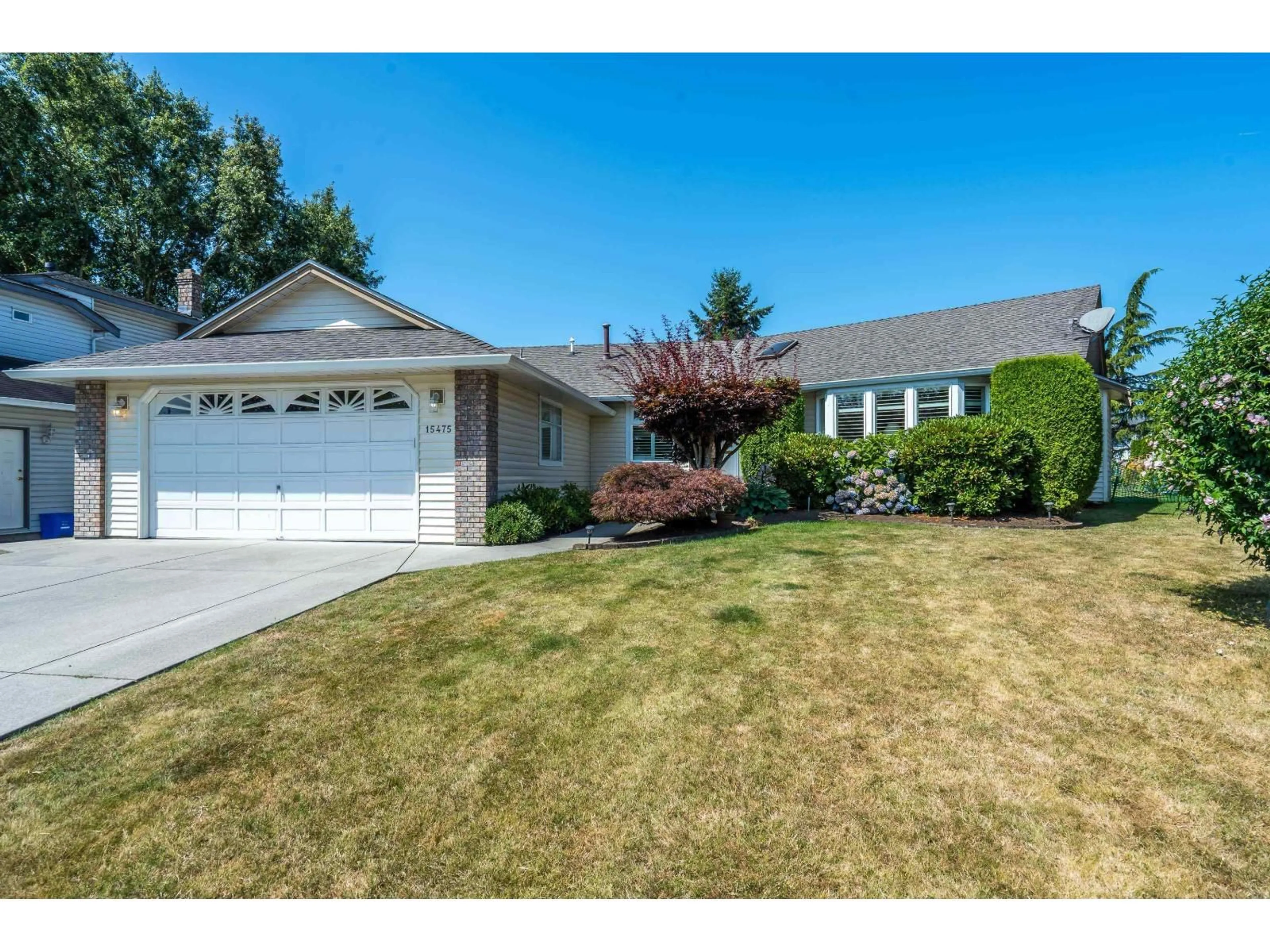 Home with vinyl exterior material, street for 15475 KILMORE COURT, Surrey British Columbia V3S6N8