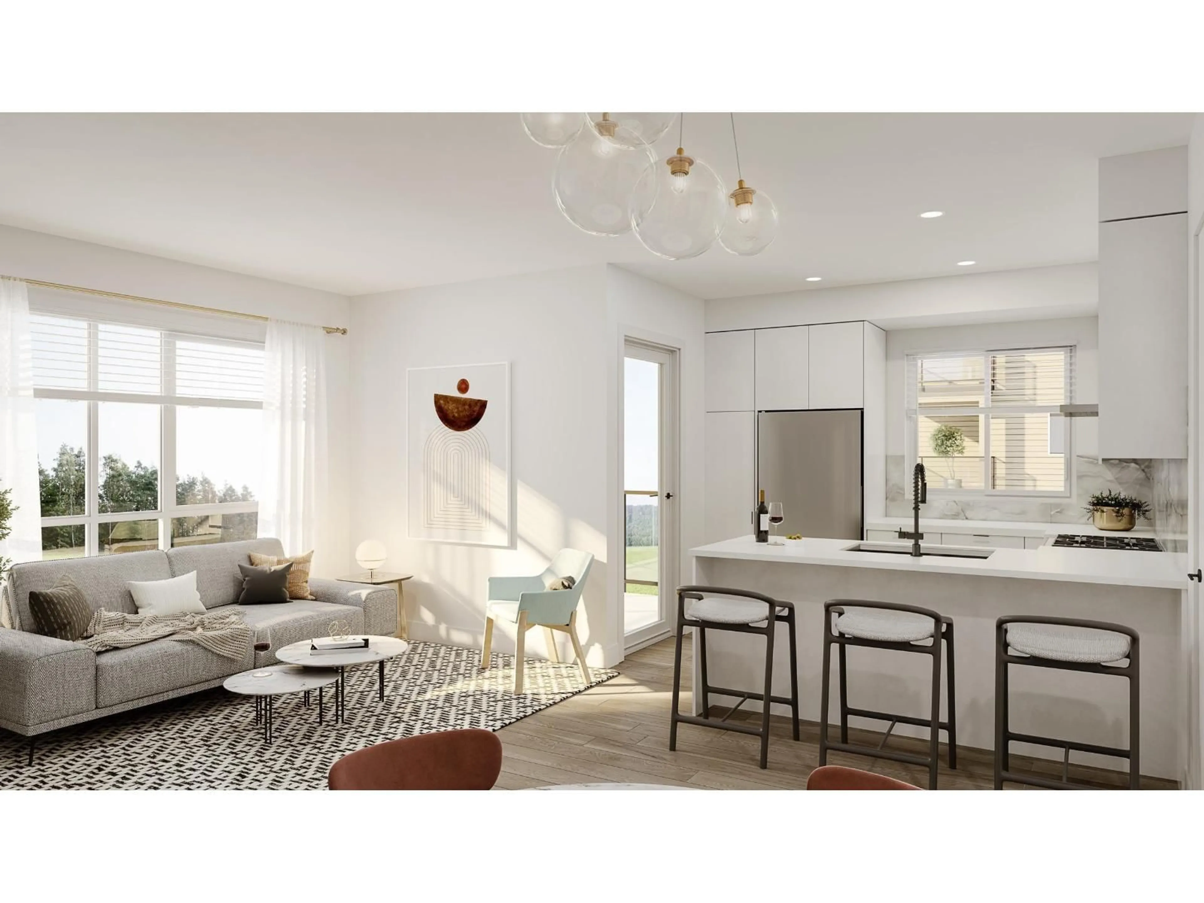 Open concept kitchen, unknown for 418 - 13258 105, Surrey British Columbia V3T1Z2