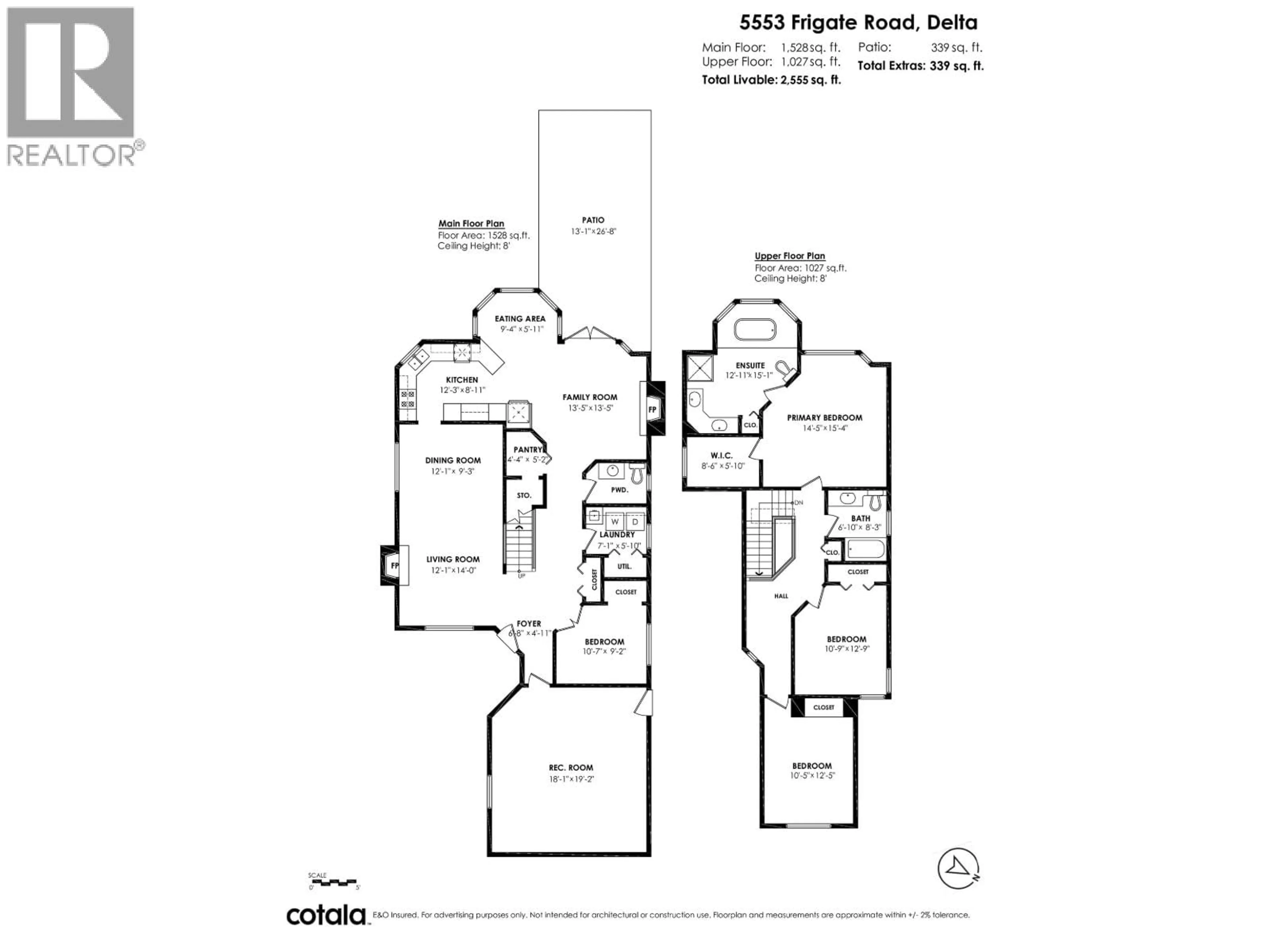 Floor plan for 5553 FRIGATE ROAD, Delta British Columbia V4K4Z5