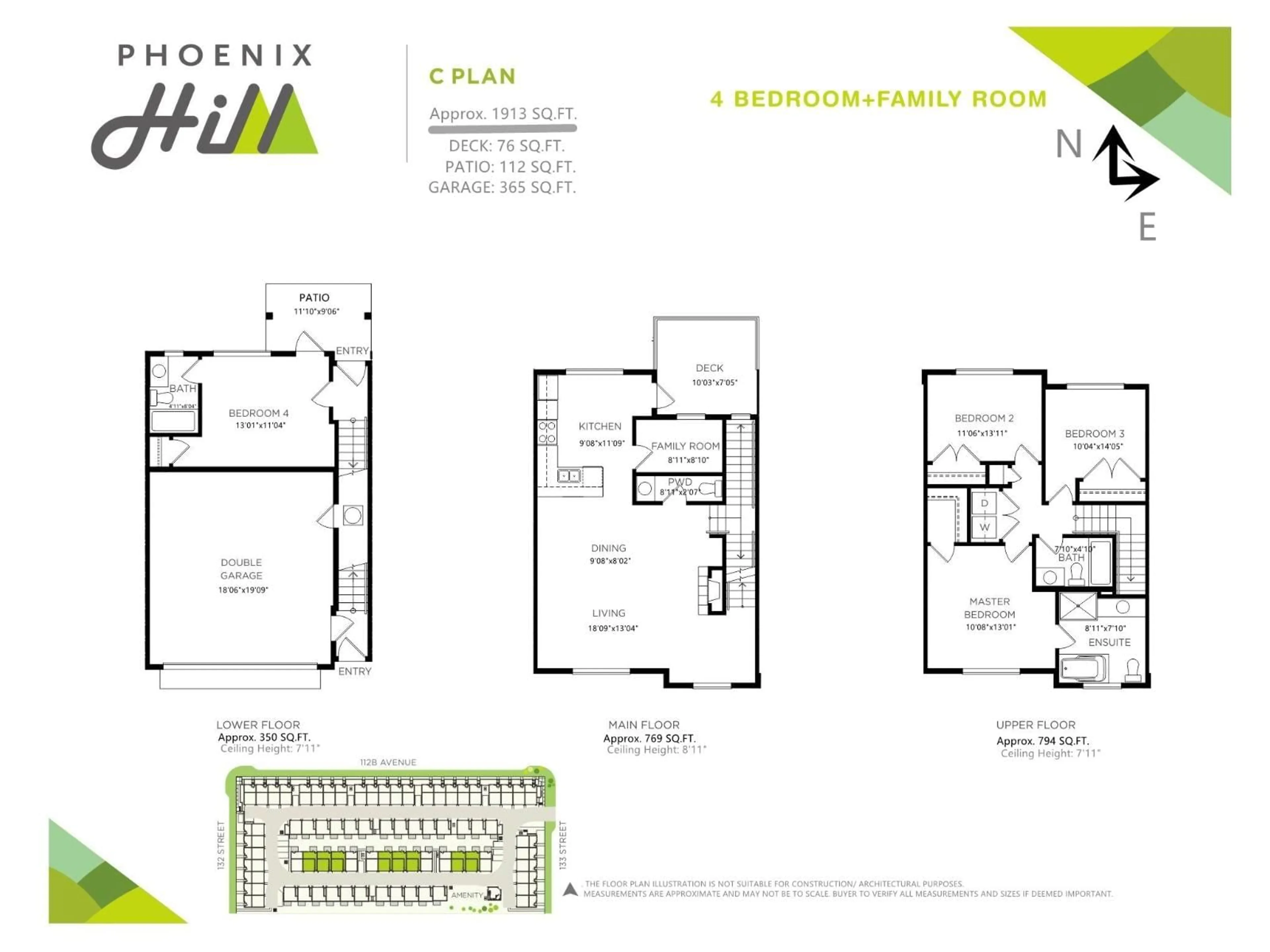 Floor plan for 57 - 11267 133, Surrey British Columbia V3R0E3