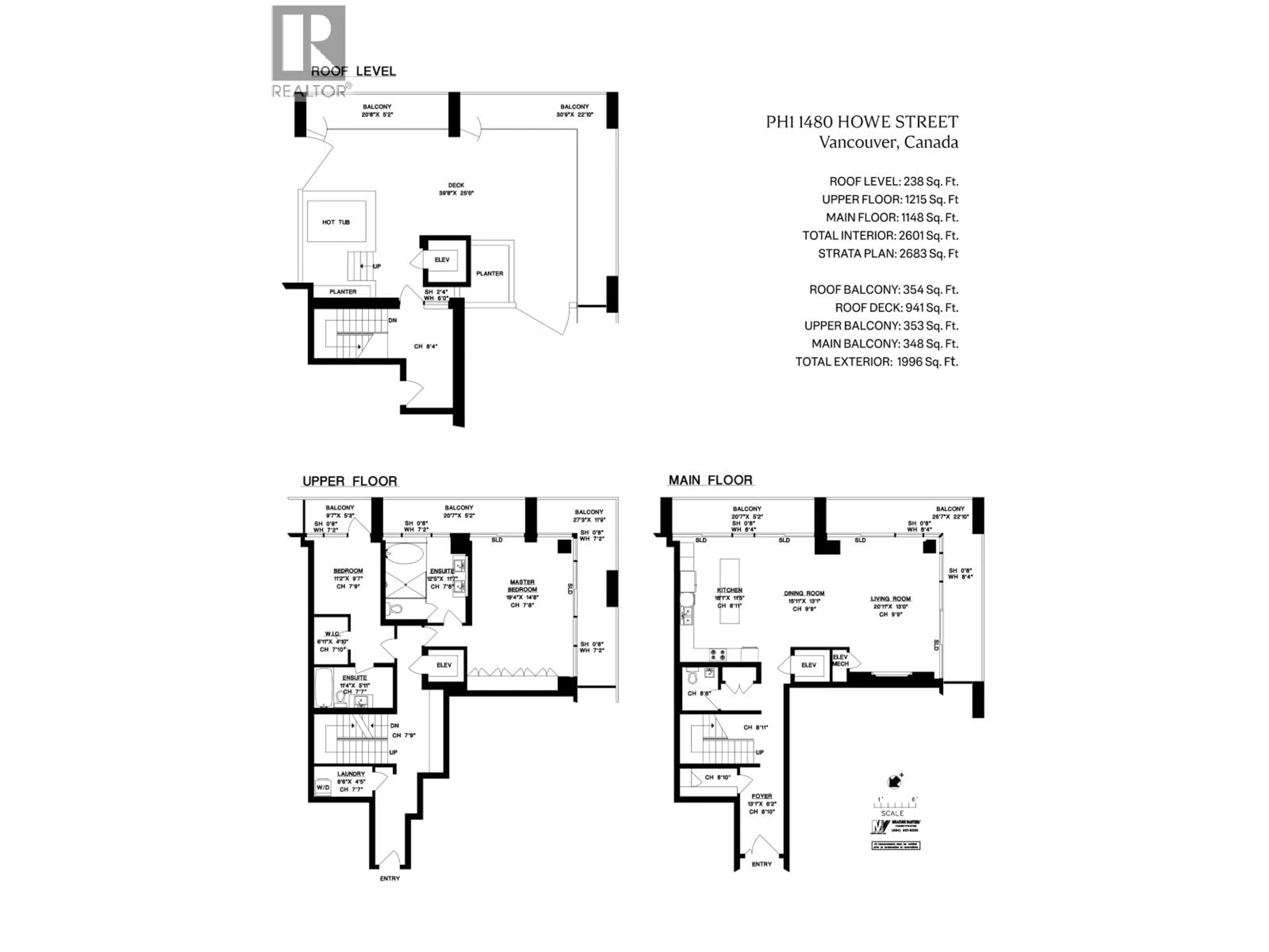 Floor plan for PH1 - 1480 HOWE STREET, Vancouver British Columbia V6Z0G5