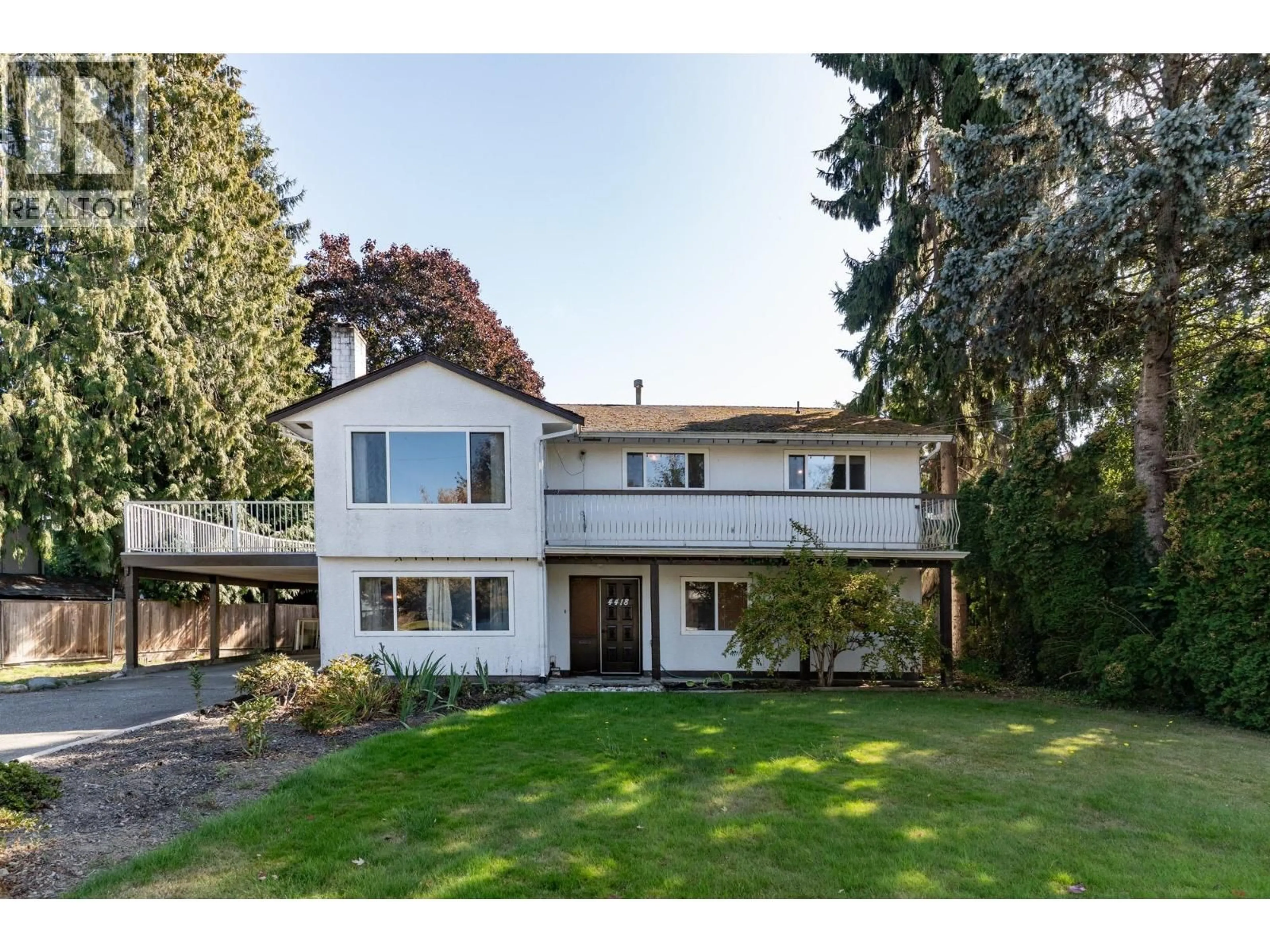 A pic from outside/outdoor area/front of a property/back of a property/a pic from drone, street for 4418 SAVOY STREET, Delta British Columbia V4K1P2