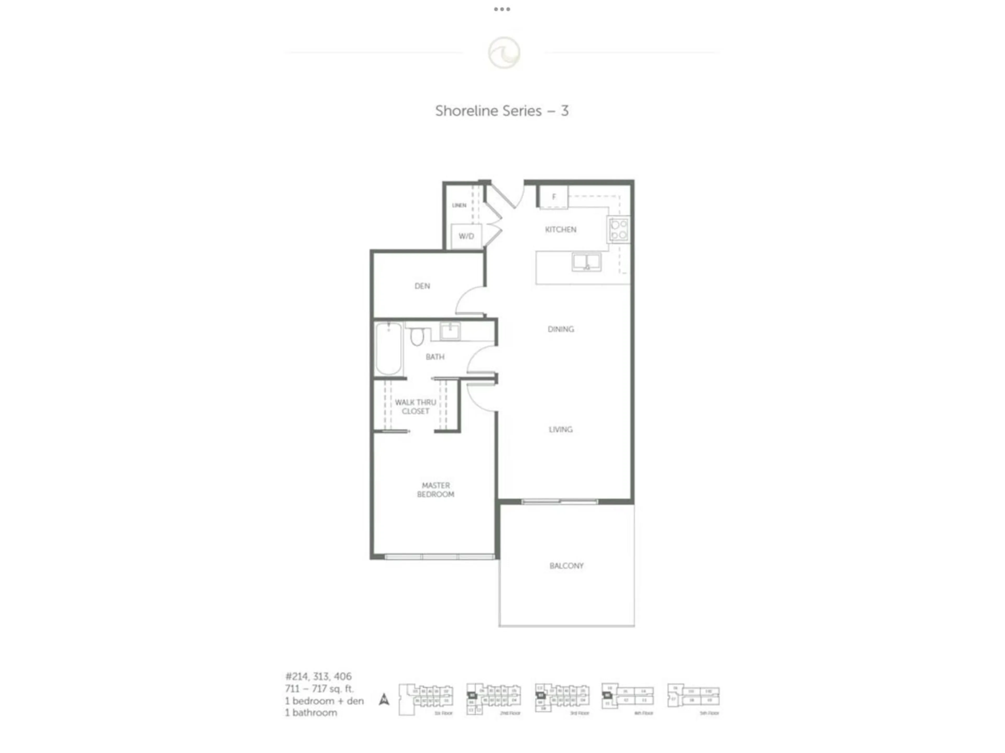 Floor plan for 214 - 14022 NORTH BLUFF, White Rock British Columbia V4B3C3