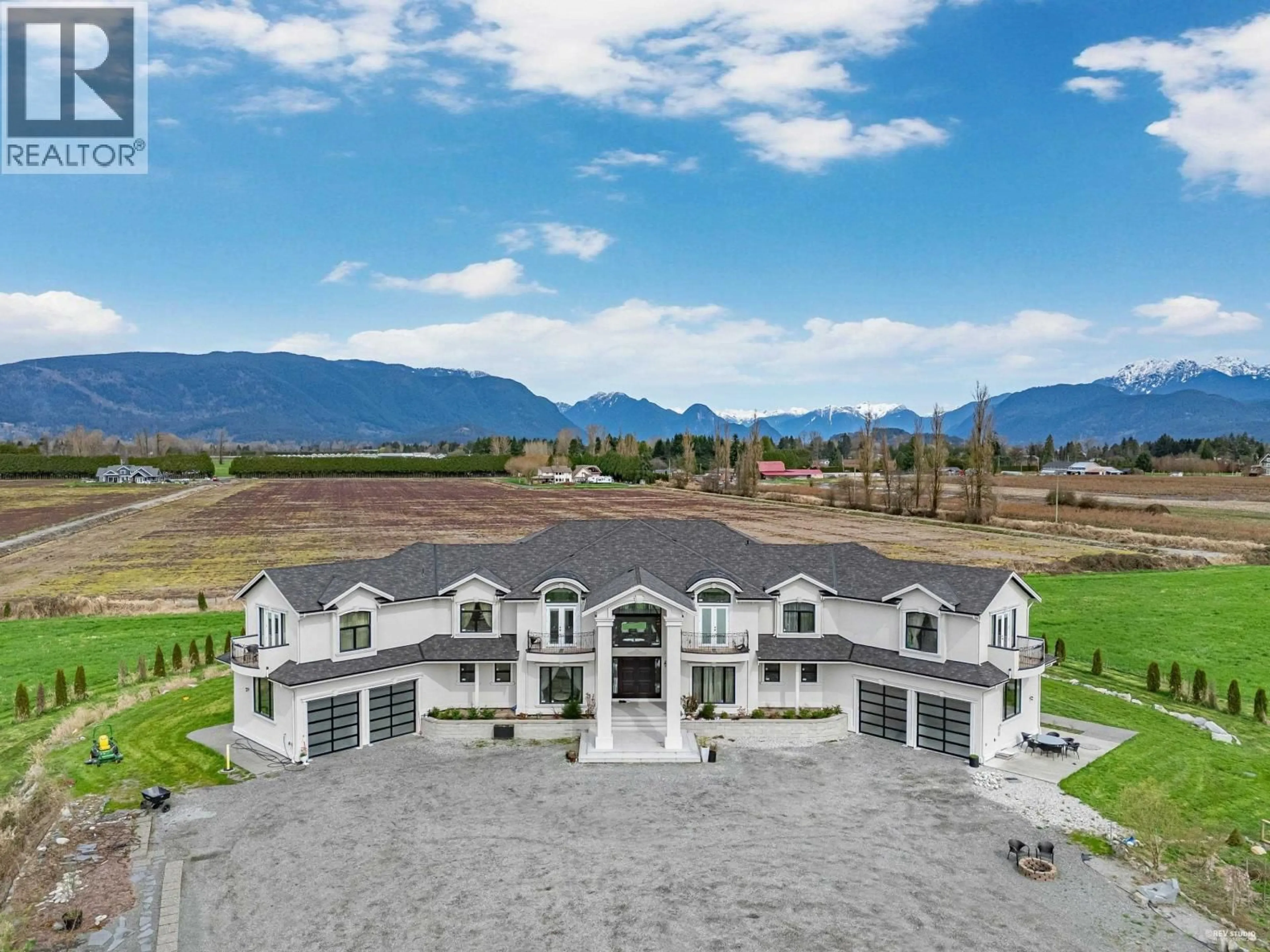 A pic from outside/outdoor area/front of a property/back of a property/a pic from drone, mountain view for 18782 OLD DEWDNEY TRUNK ROAD, Pitt Meadows British Columbia V3Y2R9