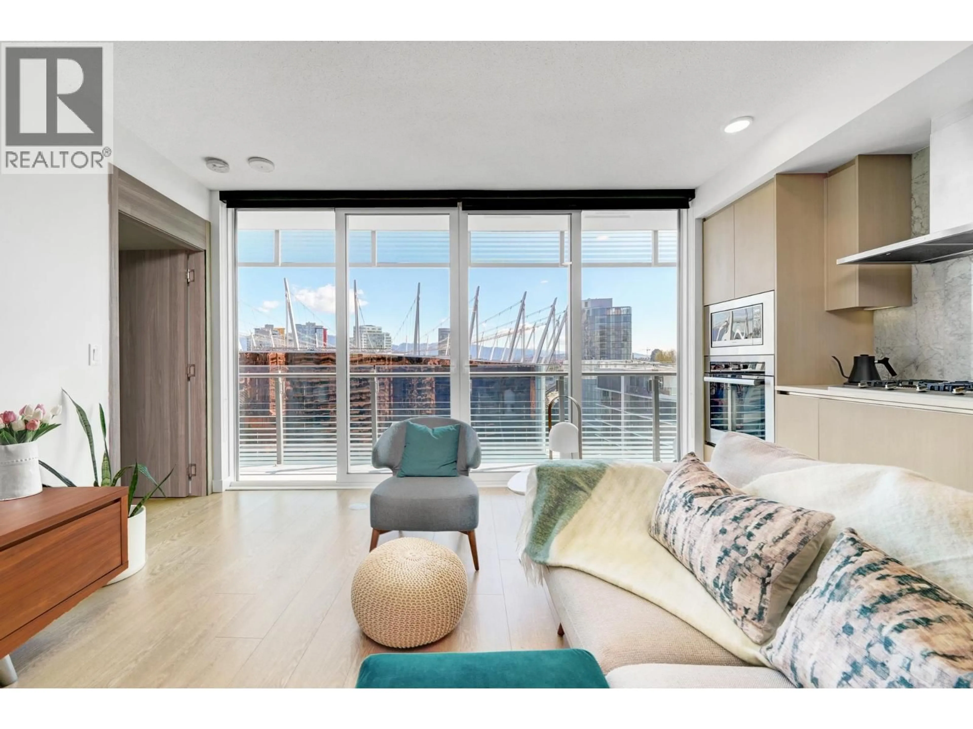 Living room with furniture, unknown for 2006 - 89 NELSON STREET, Vancouver British Columbia V6Z0E7