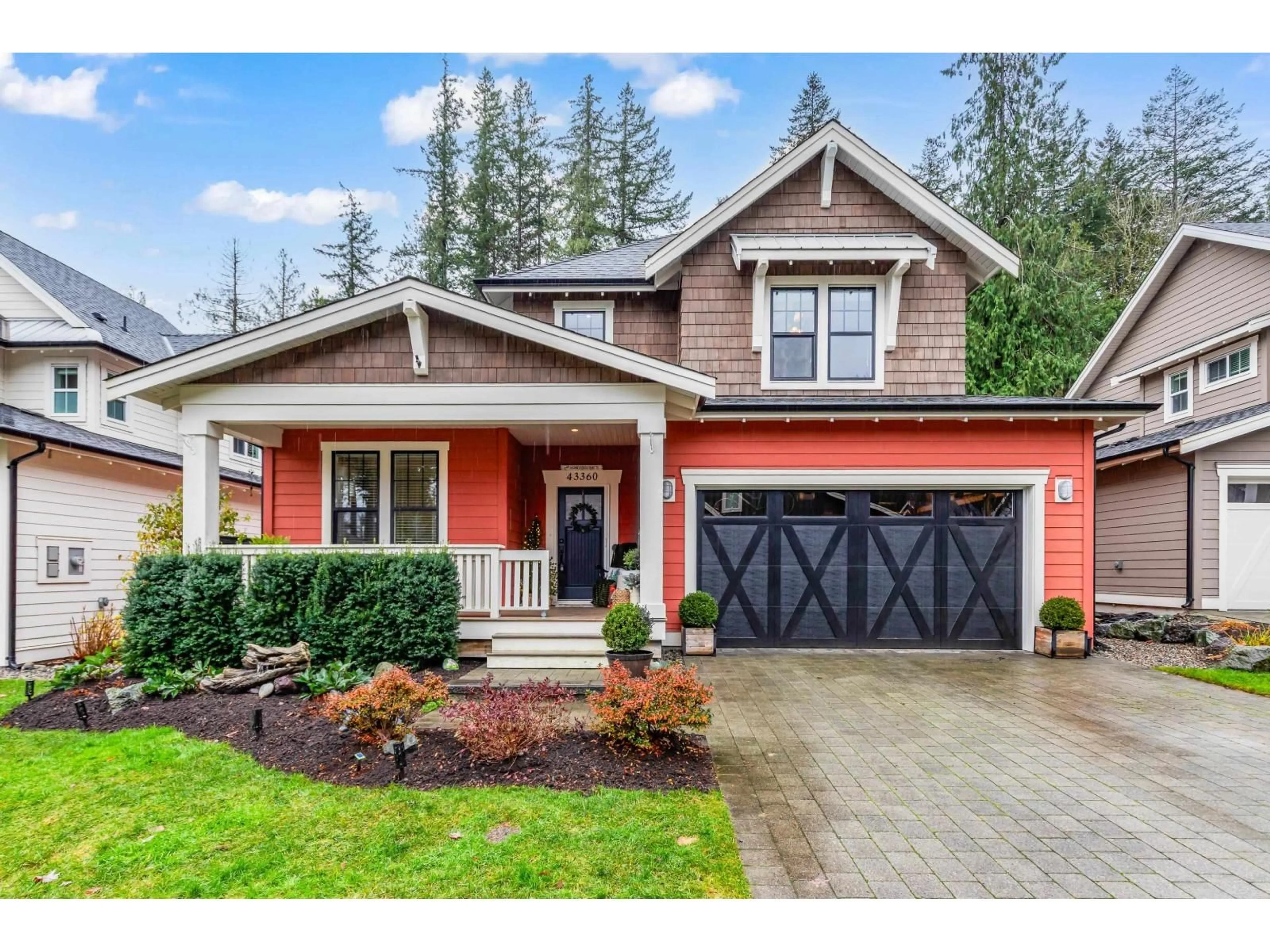Home with brick exterior material, street for 43360 CREEKSIDE CIRCLE, Cultus Lake British Columbia V2R0Z4