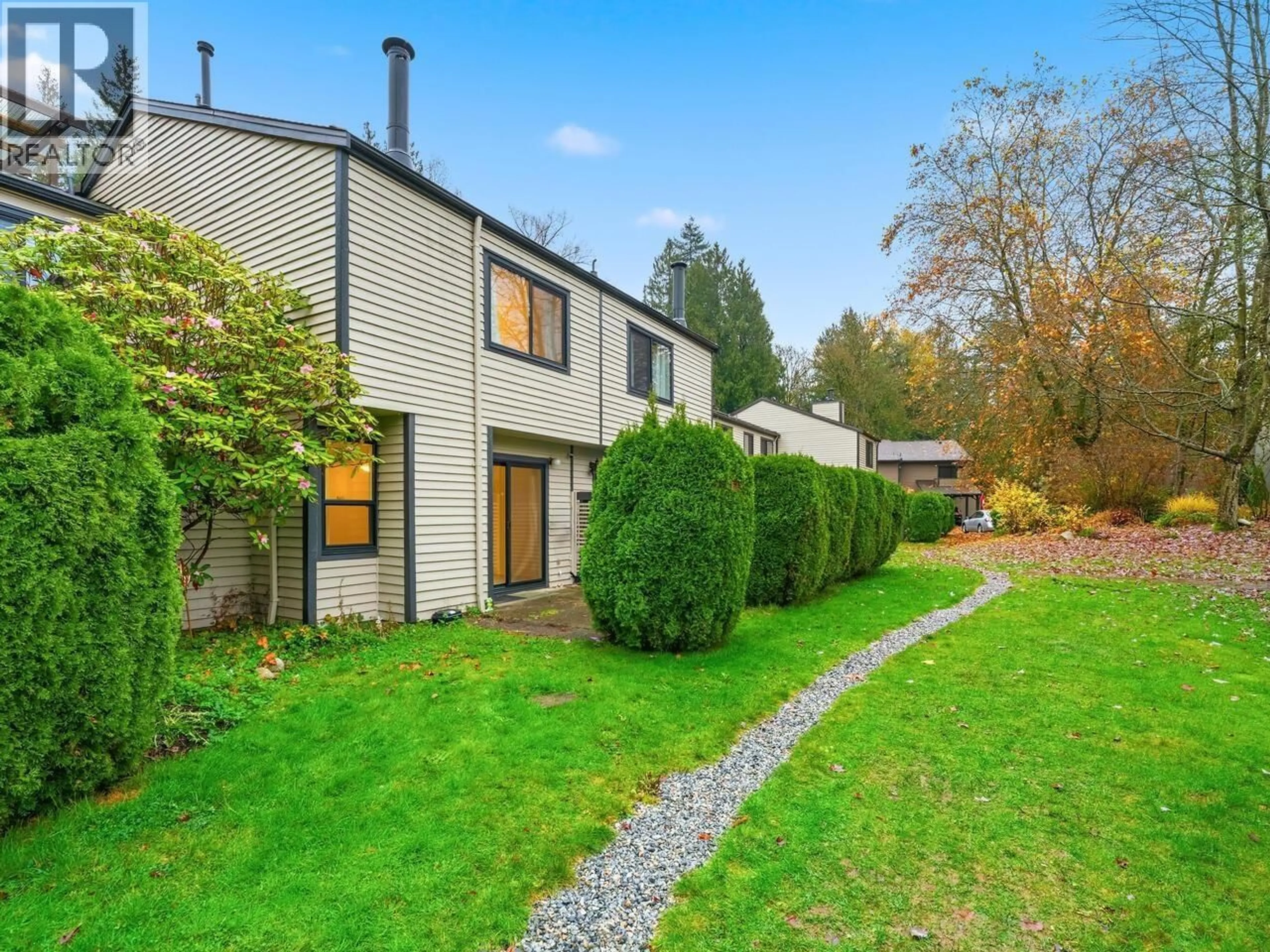 A pic from outside/outdoor area/front of a property/back of a property/a pic from drone, street for 8574 FLOWERING PLACE, Burnaby British Columbia V5A4B4