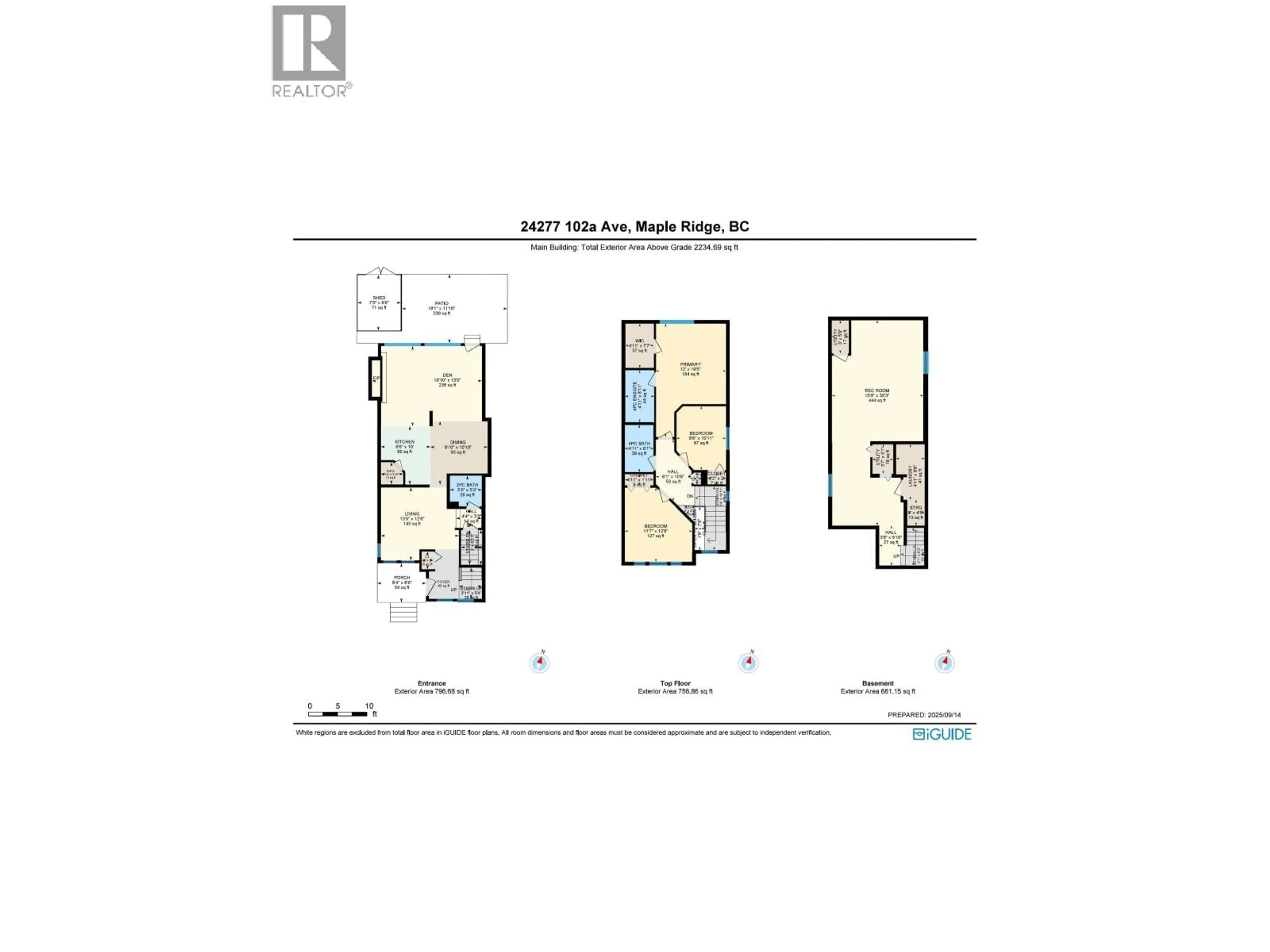 Floor plan for 24277 102A AVENUE, Maple Ridge British Columbia V2W1X8