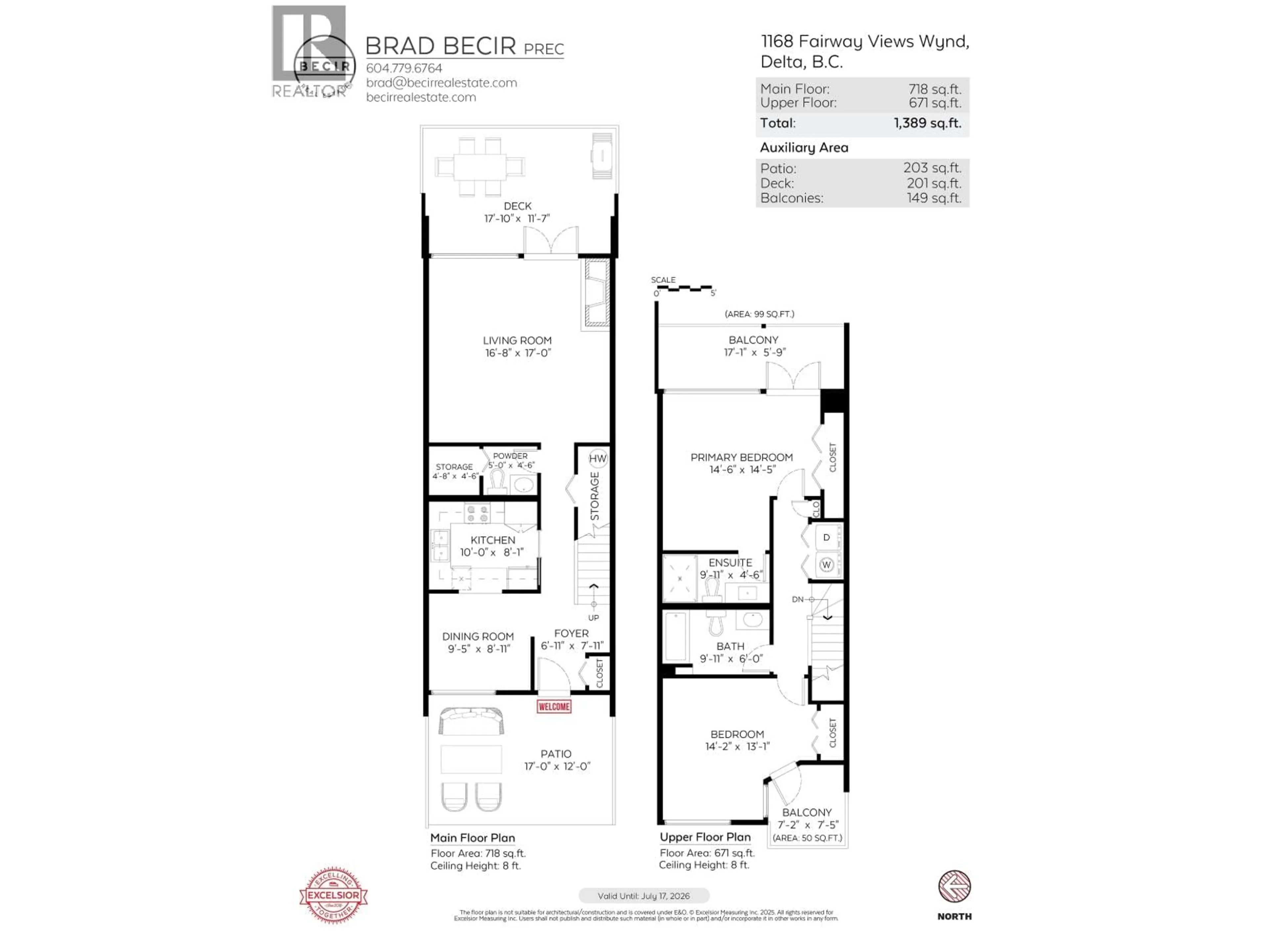 Floor plan for 1168 FAIRWAY VIEWS WYND, Delta British Columbia V4L2E2