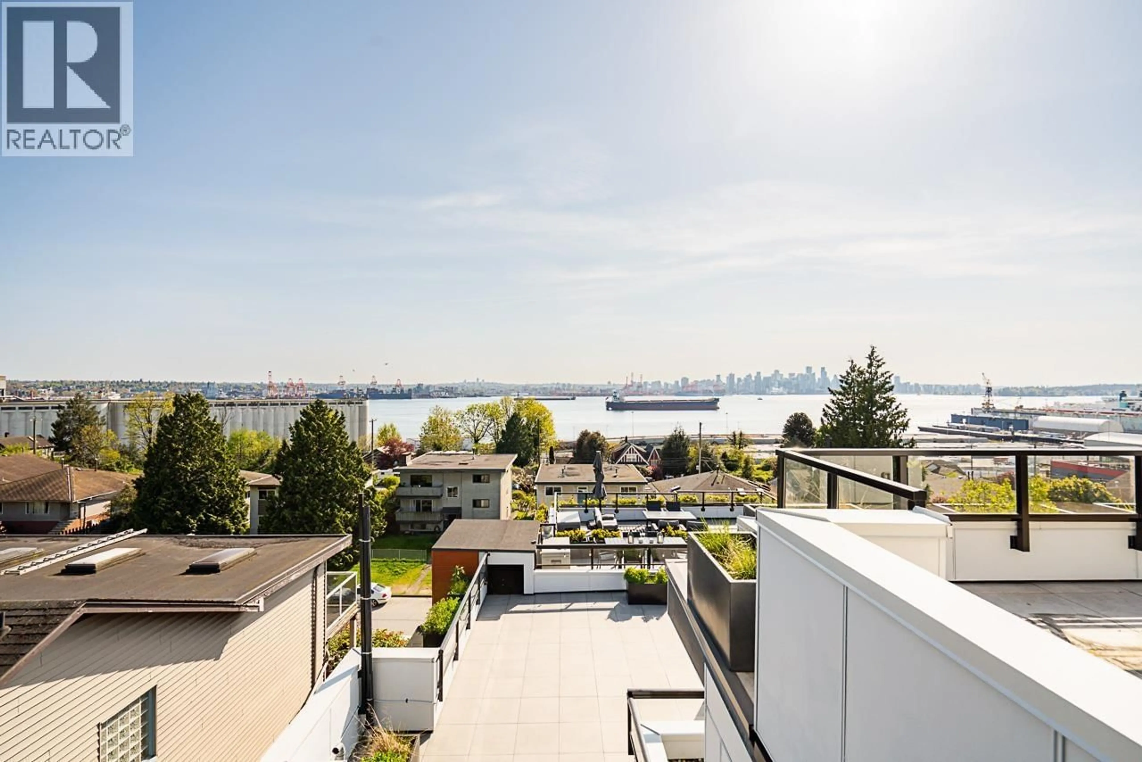 Balcony in the apartment, city buildings view from balcony for 2 - 434 1ST STREET, North Vancouver British Columbia V7L1B7