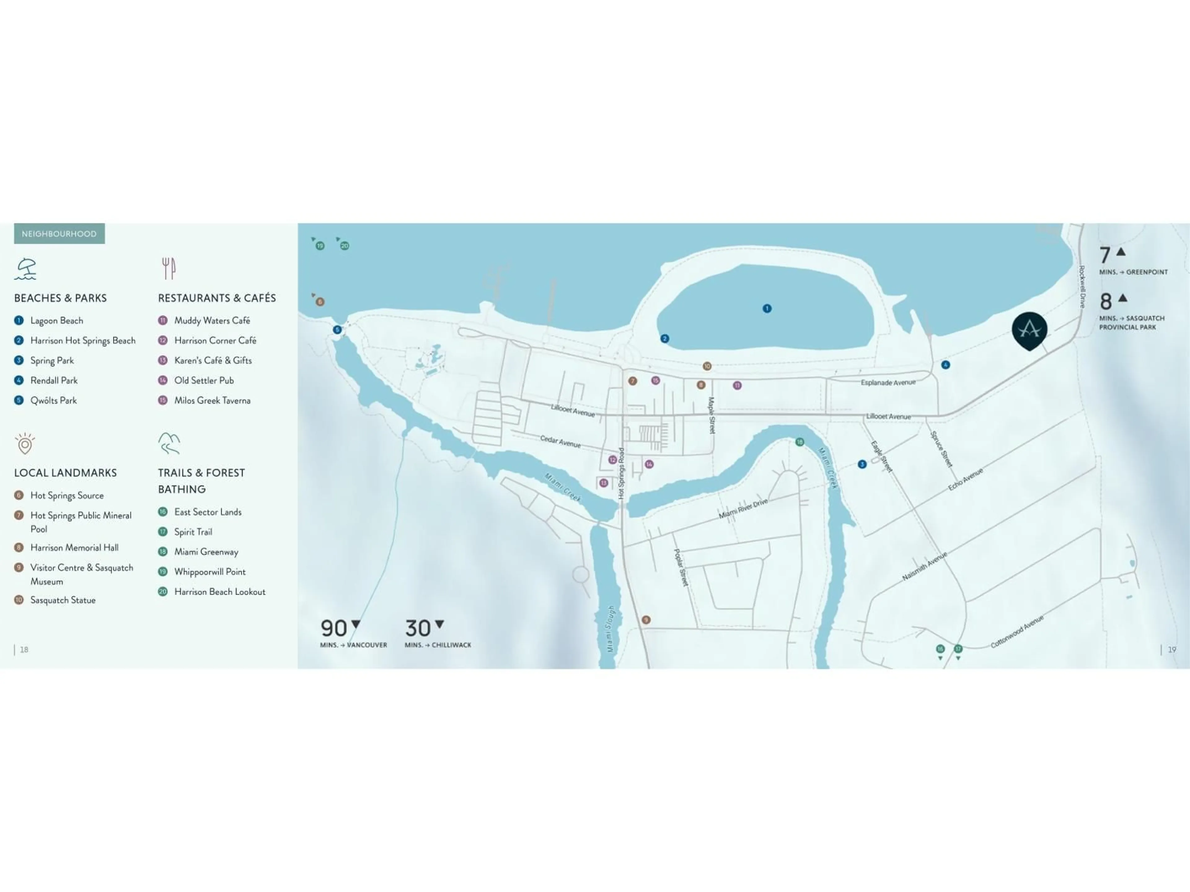 Picture of a map for 104 - 555 LILLOOET AVENUE, Harrison Hot Springs British Columbia V0M1K0