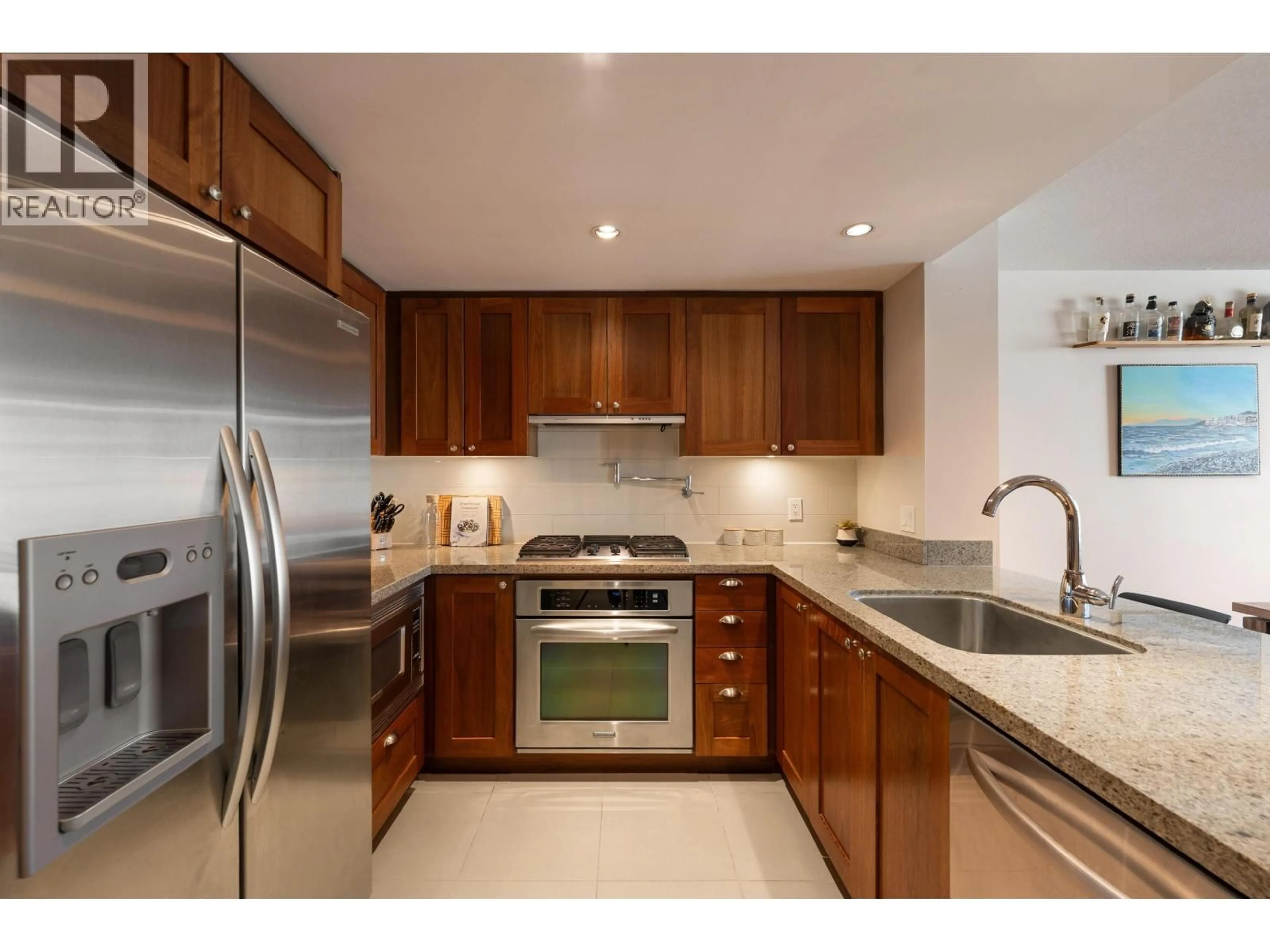 Standard kitchen, ceramic/tile floor for 317 - 9737 HEMLOCK DRIVE, Richmond British Columbia V6Y0A9