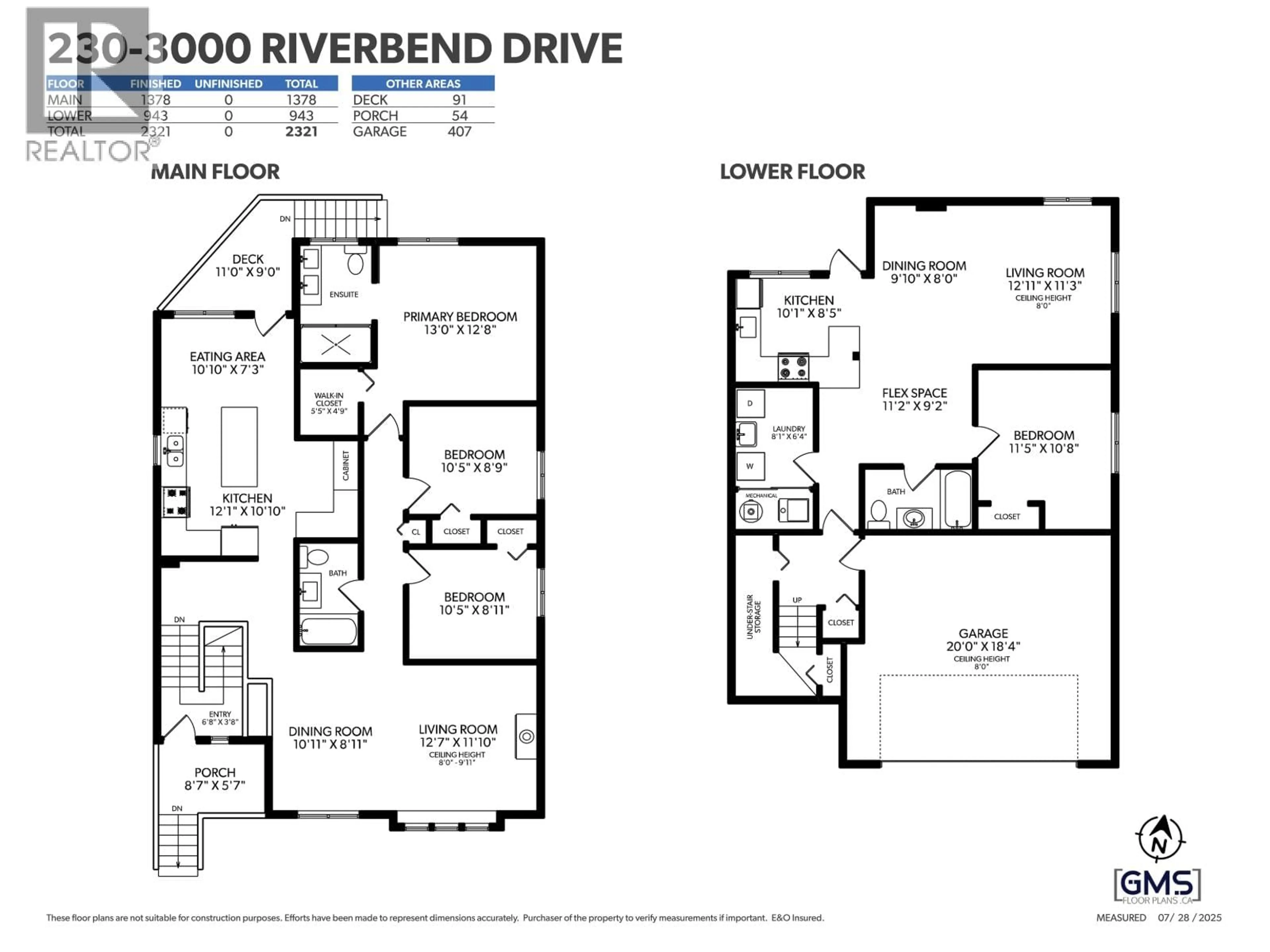 Floor plan for 230 - 3000 RIVERBEND DRIVE, Coquitlam British Columbia V3C6R1