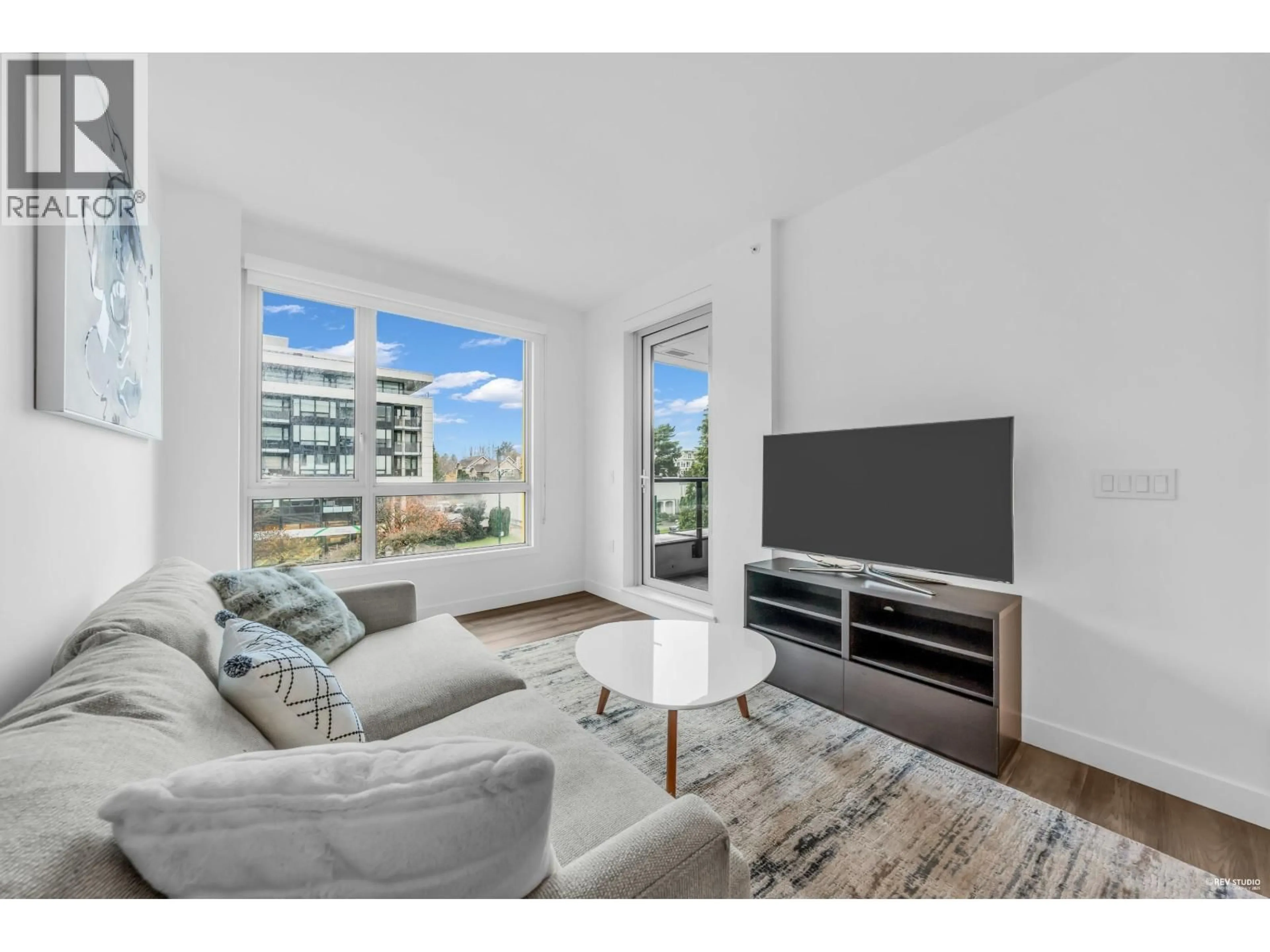 Living room with furniture, unknown for 407 - 6328 CAMBIE STREET, Vancouver British Columbia V5Z0K2