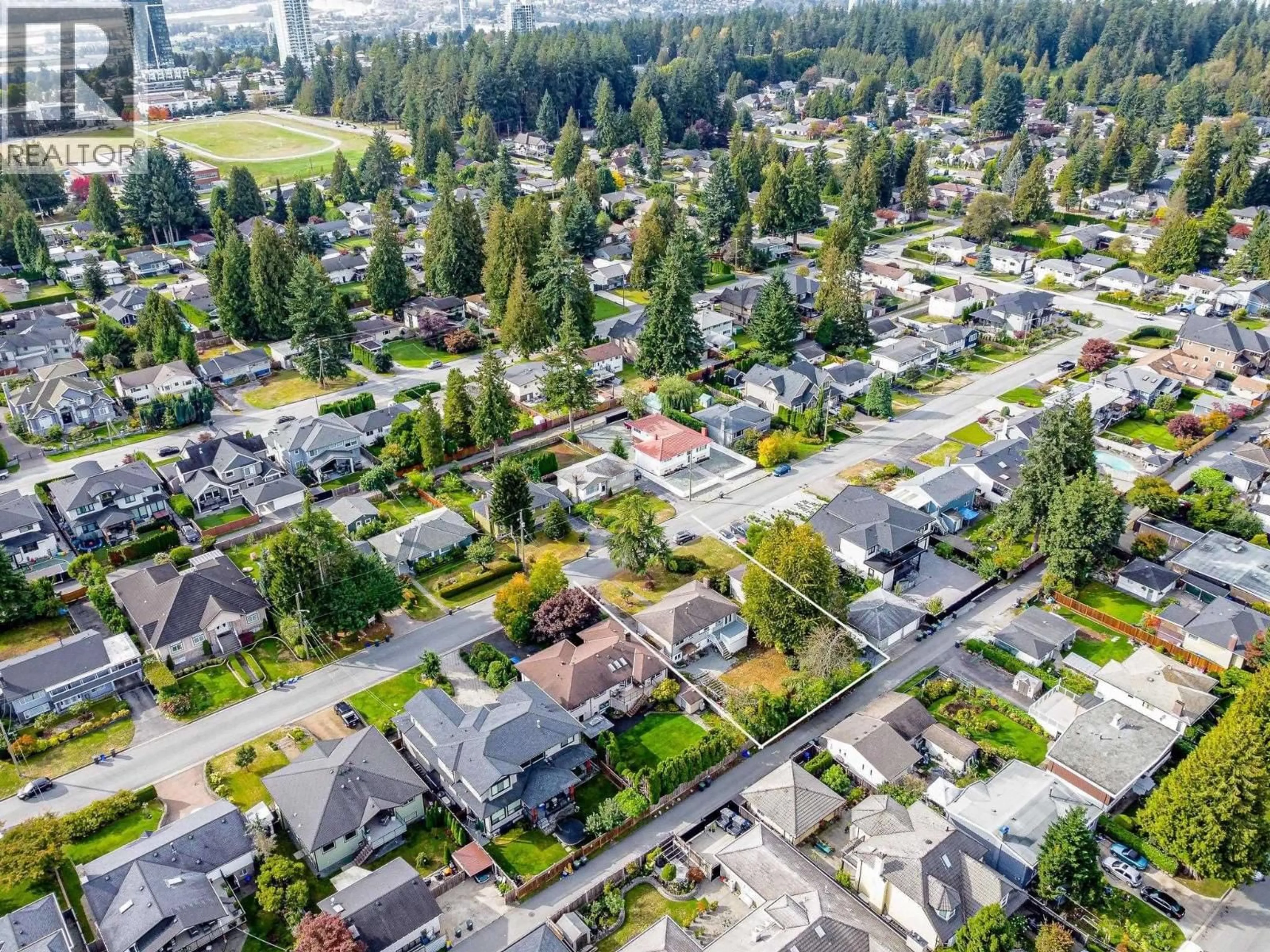 A pic from outside/outdoor area/front of a property/back of a property/a pic from drone, street for 1119 SPRICE AVENUE, Coquitlam British Columbia V3J2P3