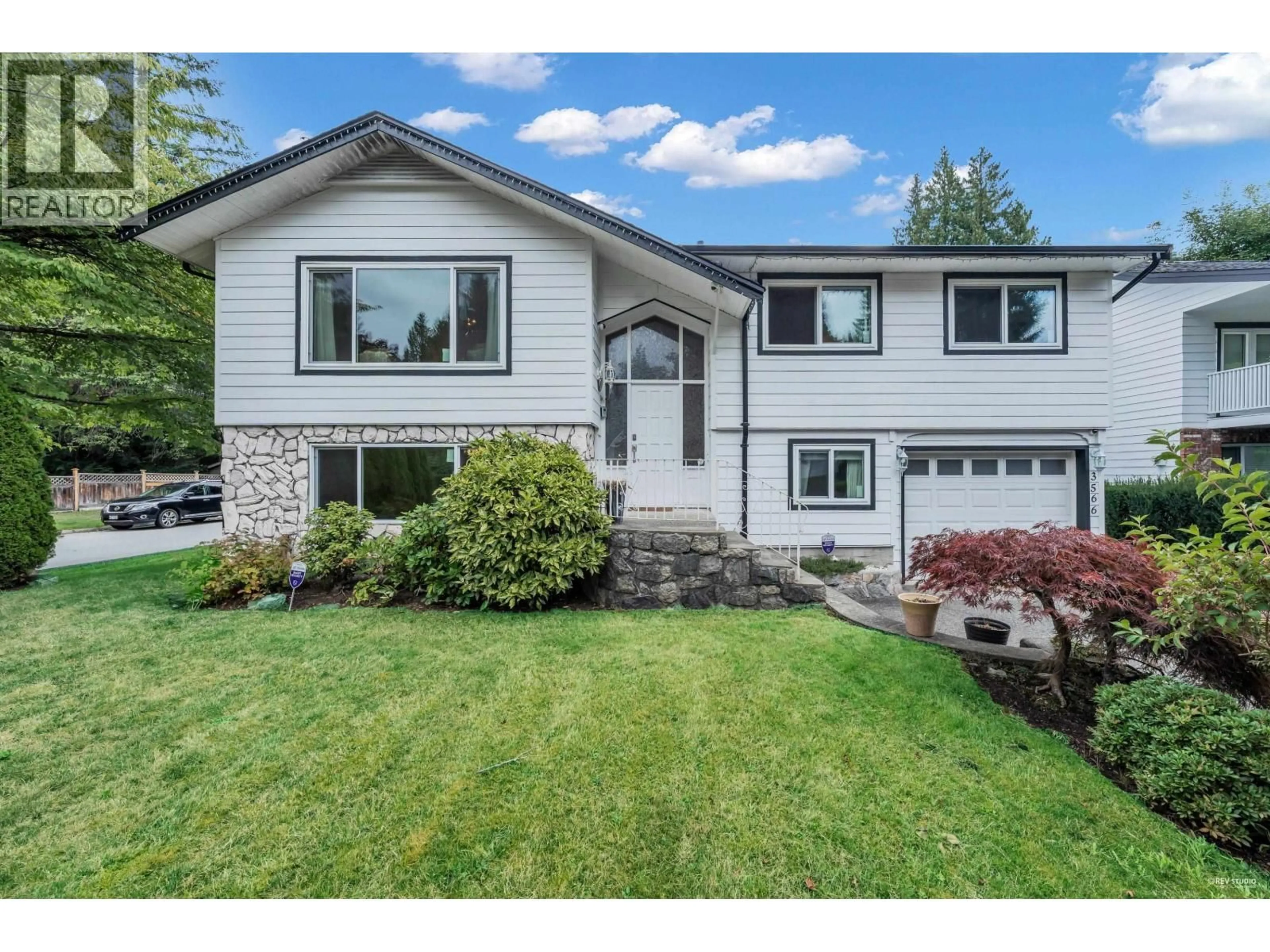 Home with vinyl exterior material, street for 3566 REGENT AVENUE, North Vancouver British Columbia V7N2B9