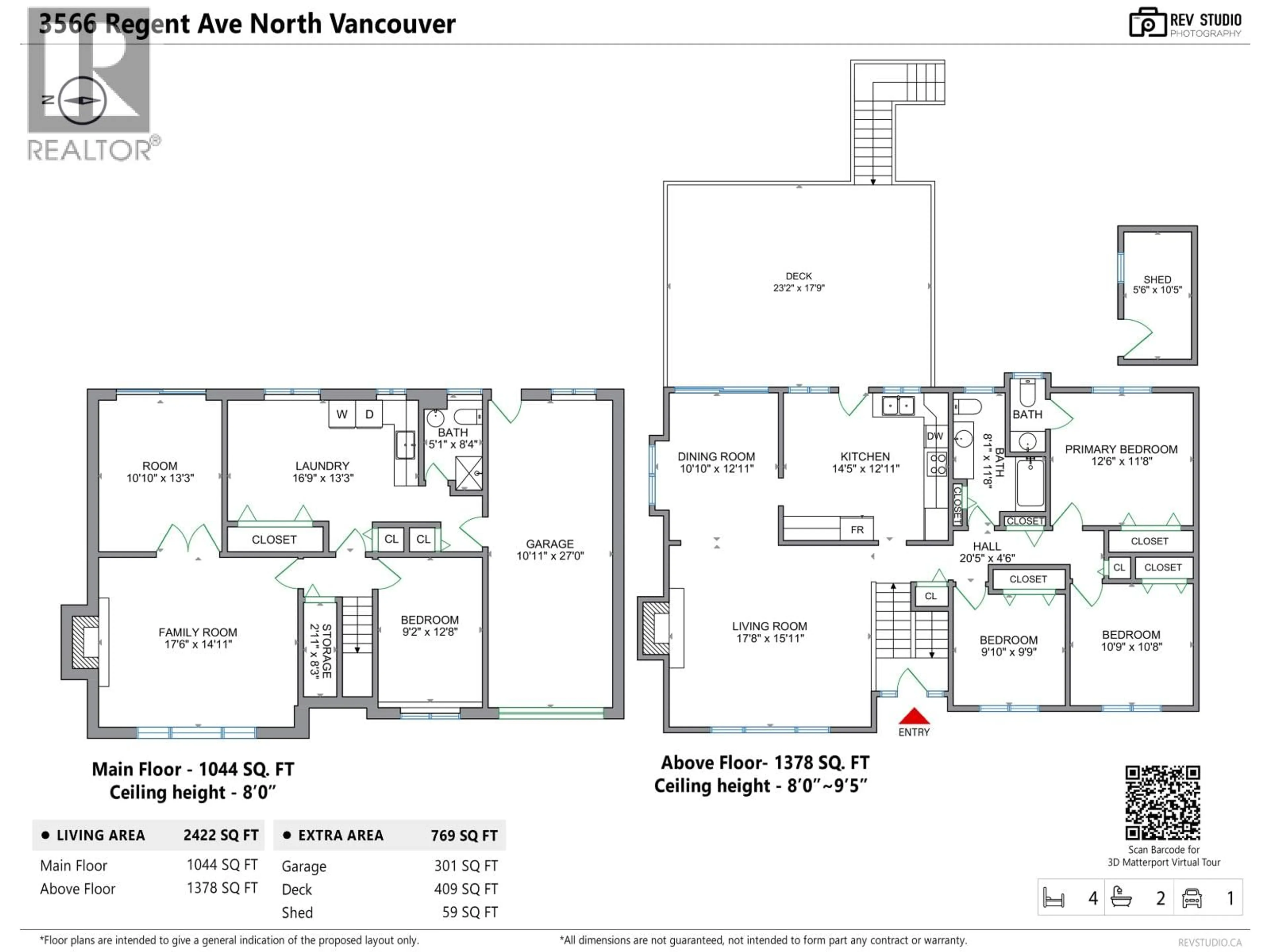 Floor plan for 3566 REGENT AVENUE, North Vancouver British Columbia V7N2B9
