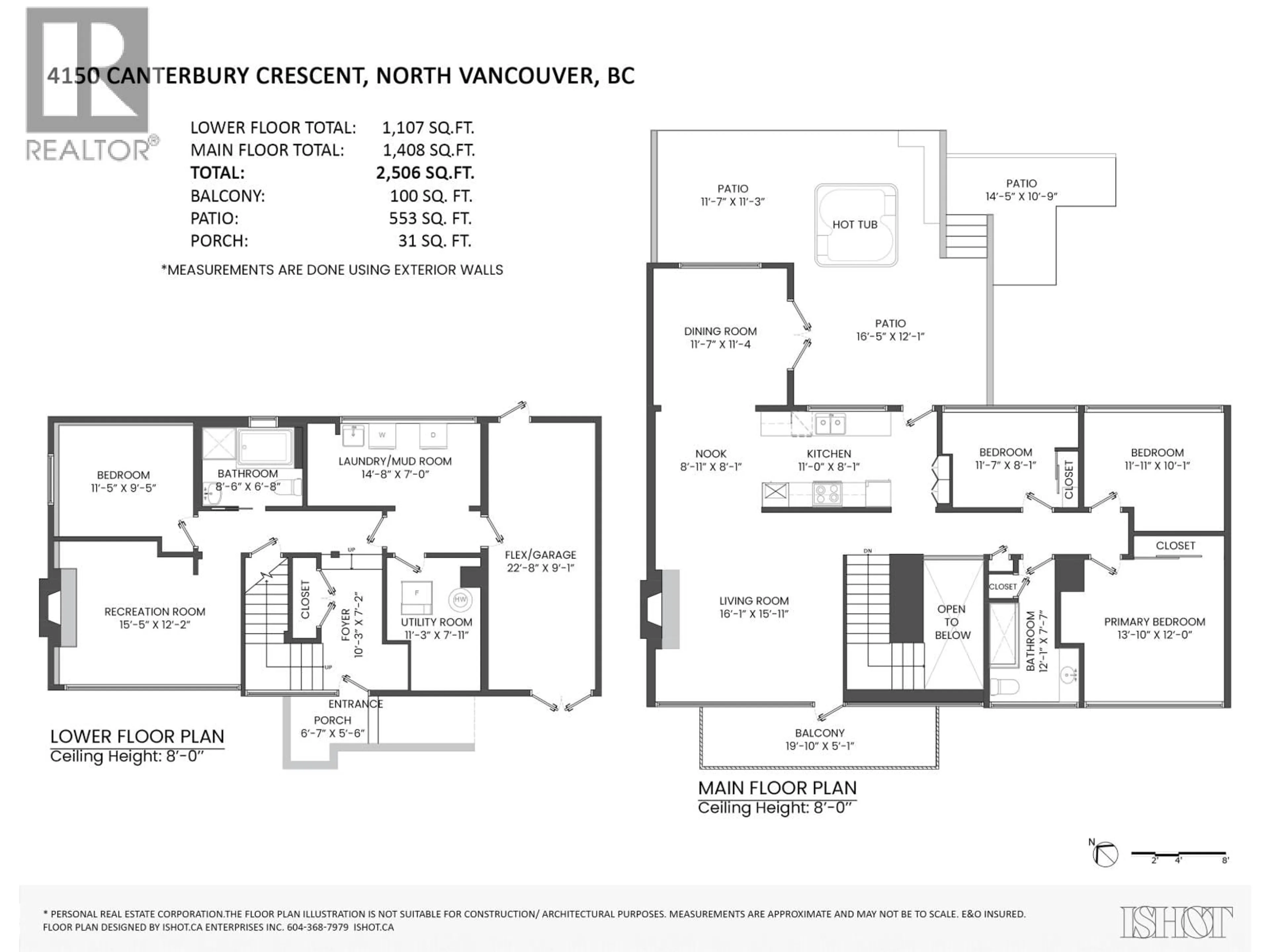 Floor plan for 4150 CANTERBURY CRESCENT, North Vancouver British Columbia V7R3N5