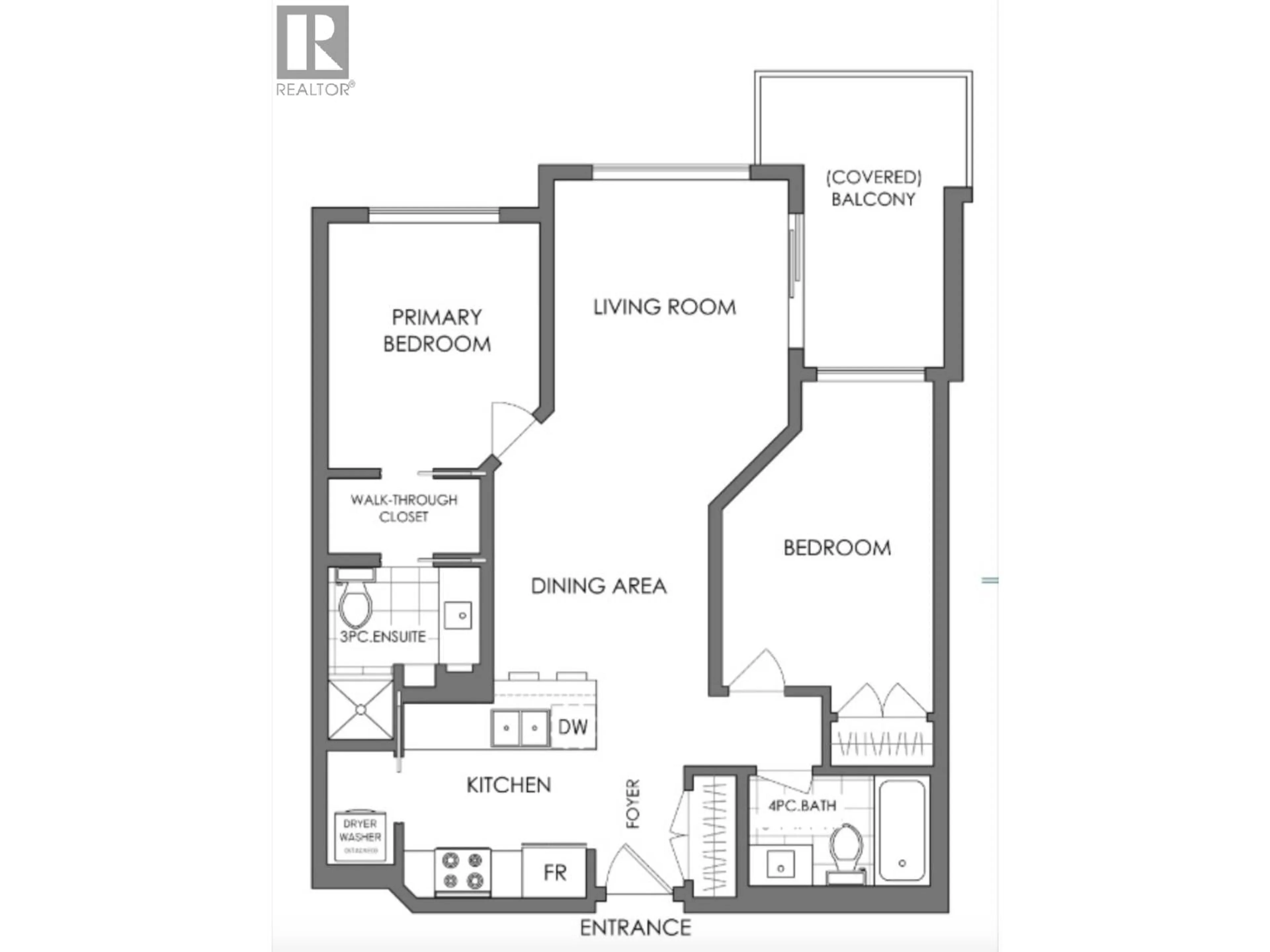 Floor plan for 4317 - 2180 KELLY AVENUE, Port Coquitlam British Columbia V3C0L1
