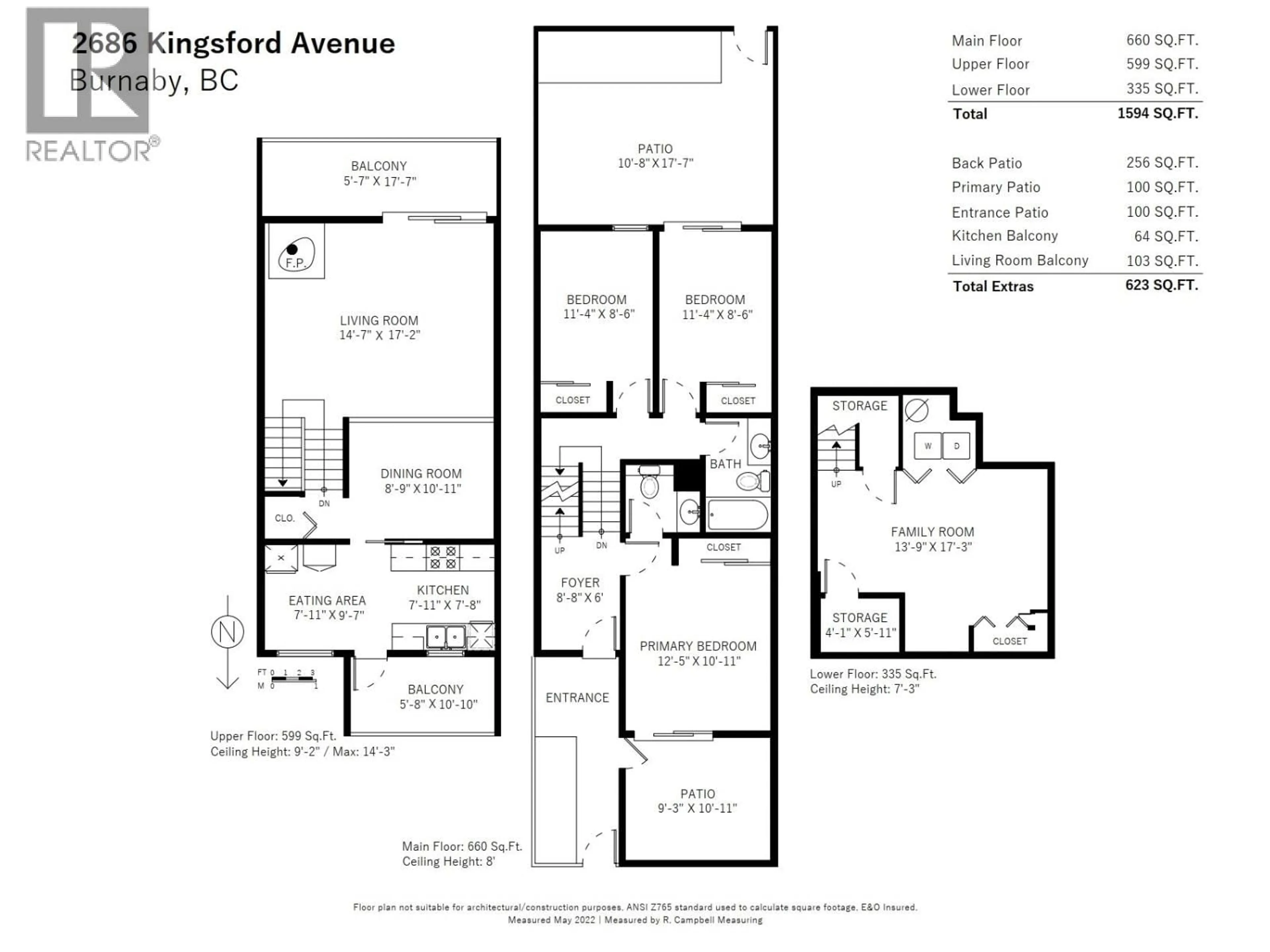 Floor plan for 2686 KINGSFORD AVENUE, Burnaby British Columbia V5B4L6