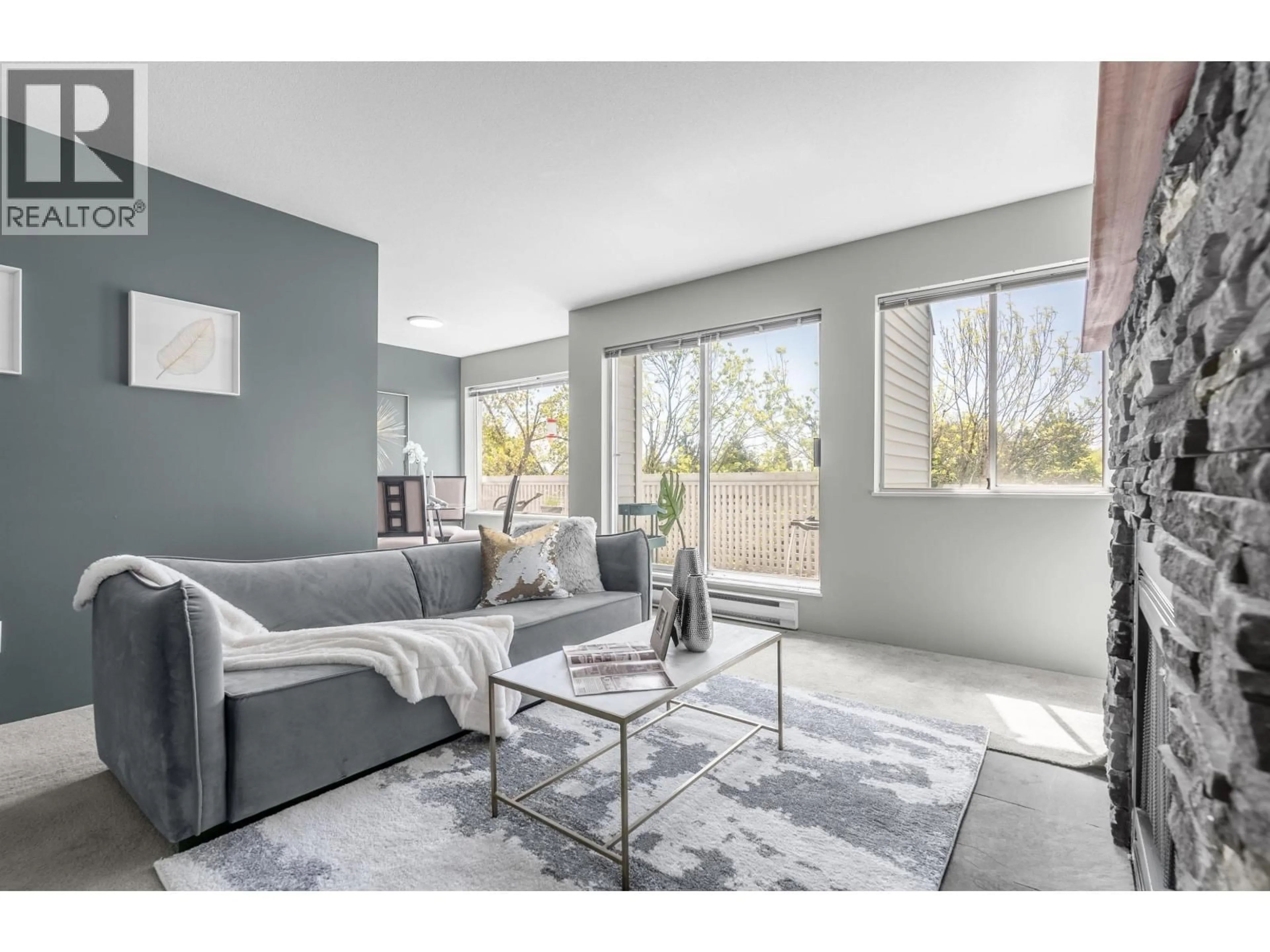 Living room with furniture, unknown for 306 - 7431 BLUNDELL ROAD, Richmond British Columbia V6Y3G8