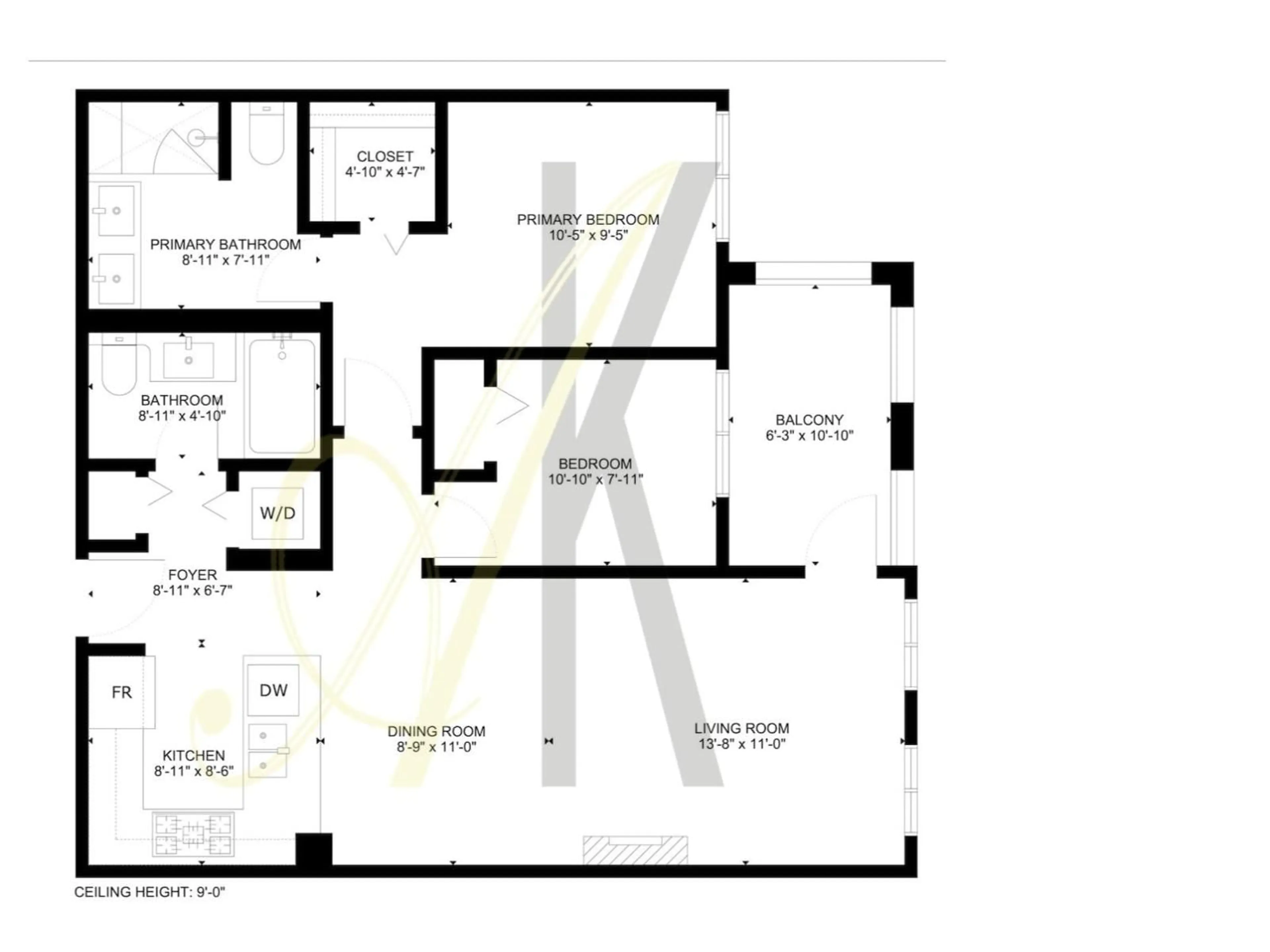 Floor plan for 313 - 15138 34 AVENUE, Surrey British Columbia V3Z0Y5