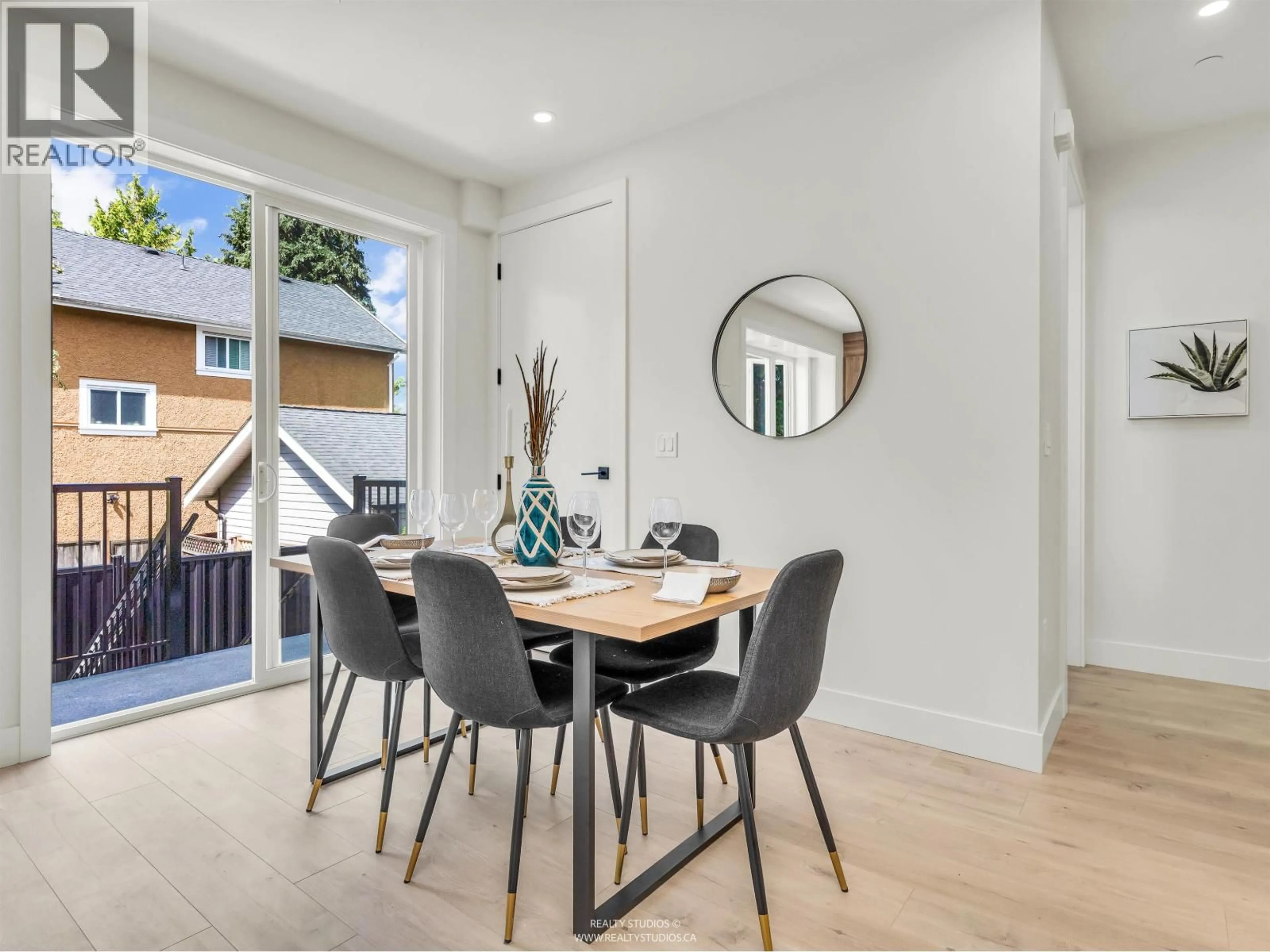 Dining room, wood/laminate floor for 2 - 5221 CLARENDON STREET, Vancouver British Columbia V5R3J7