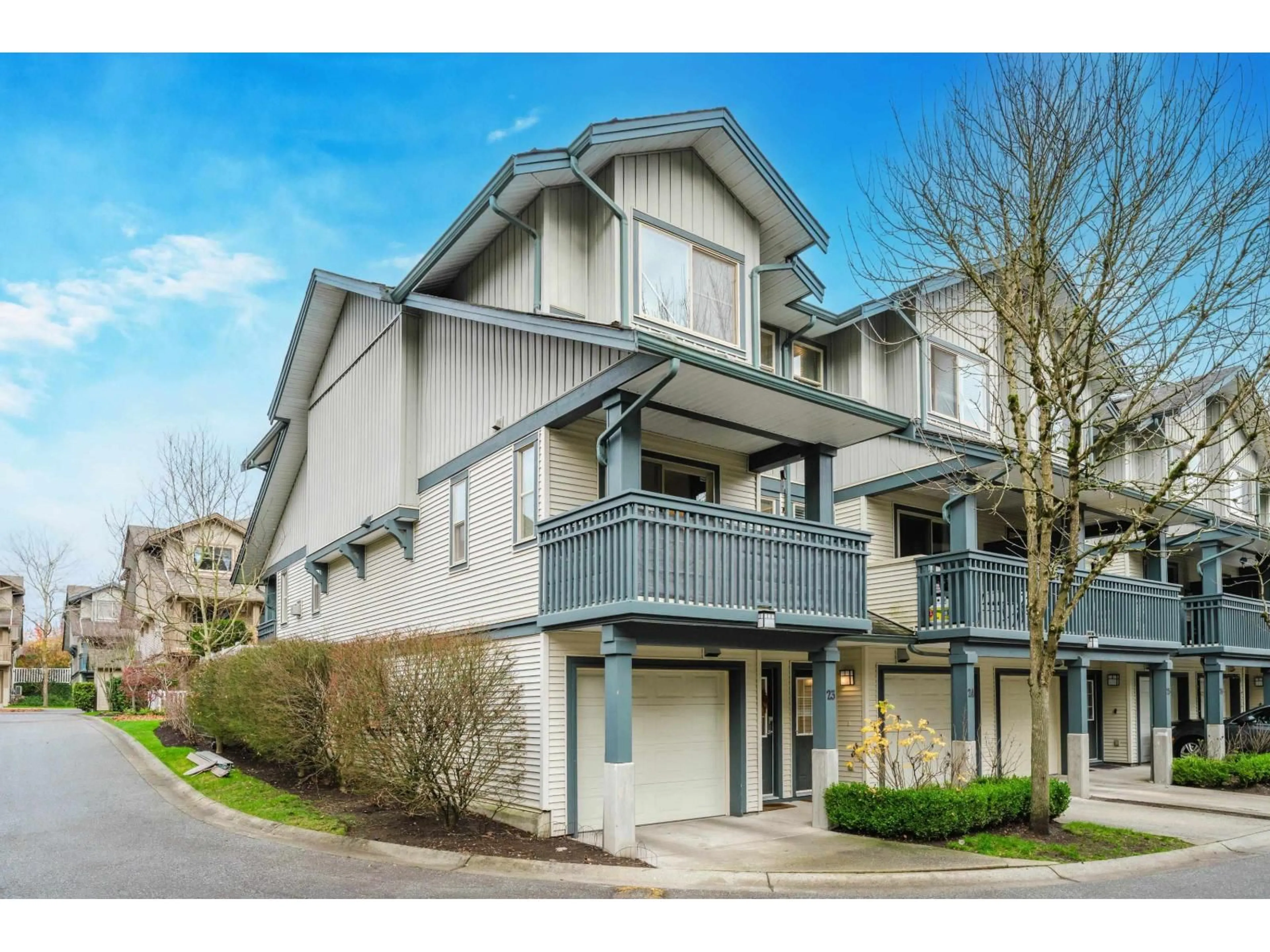 A pic from outside/outdoor area/front of a property/back of a property/a pic from drone, street for 23 - 19250 65 AVENUE, Surrey British Columbia V4N5R7