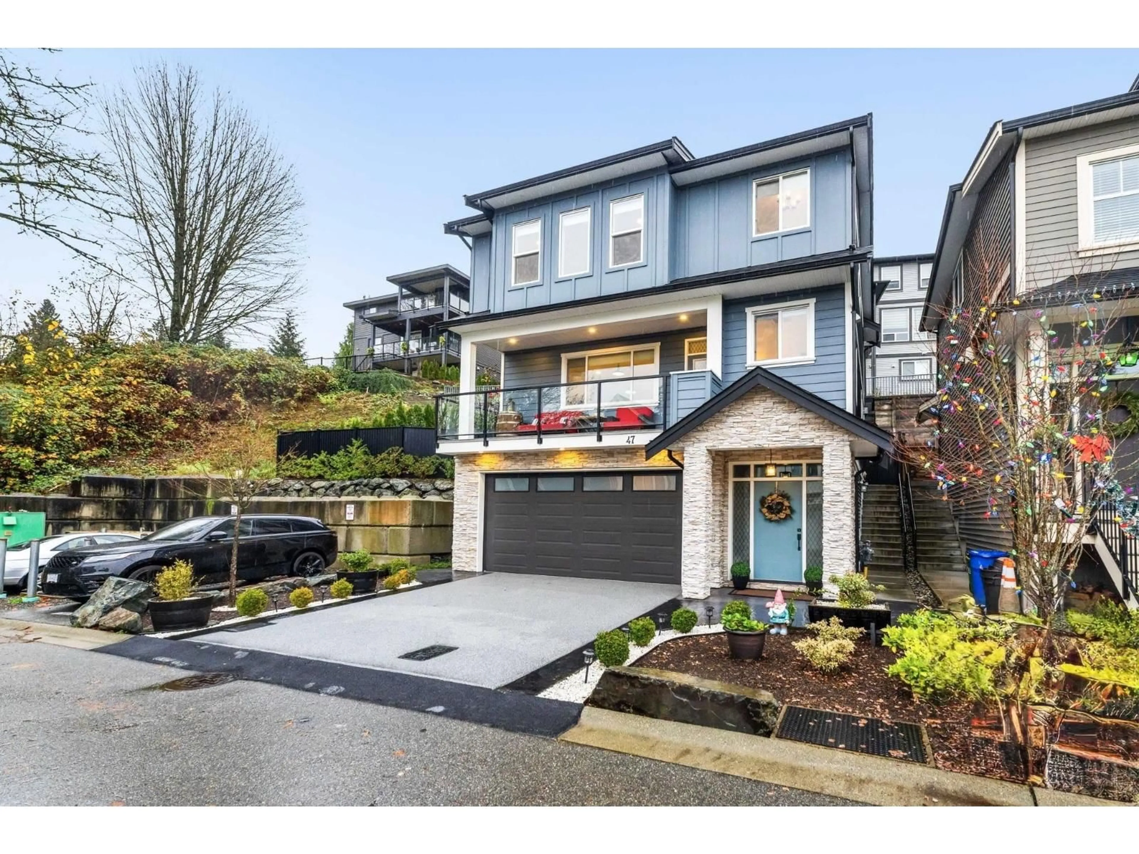 Home with brick exterior material, street for 47 - 4295 OLD CLAYBURN, Abbotsford British Columbia V2R5H2