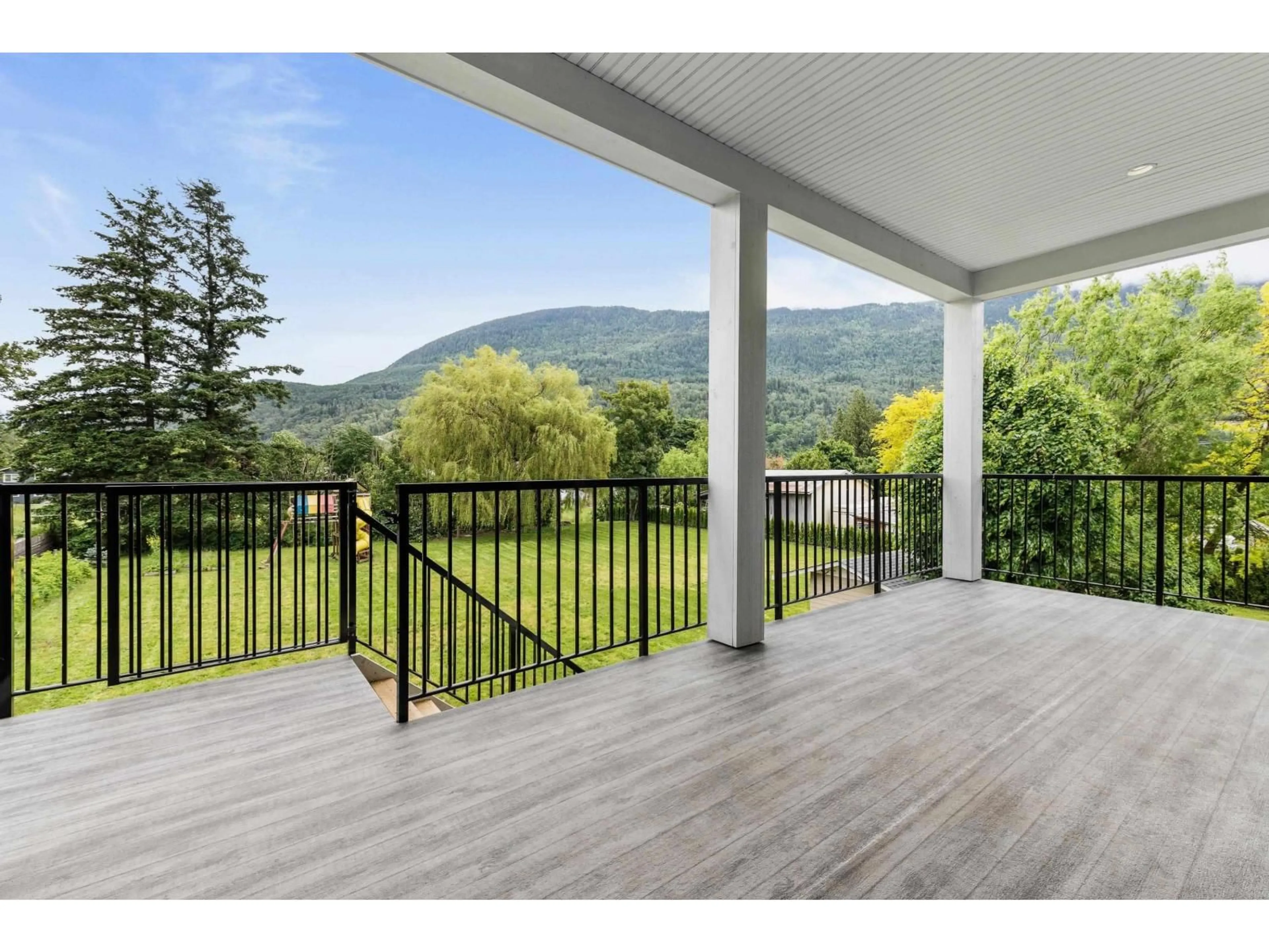 Patio, mountain view for 4464 COMMUNITY STREET, Yarrow British Columbia V2R5C9