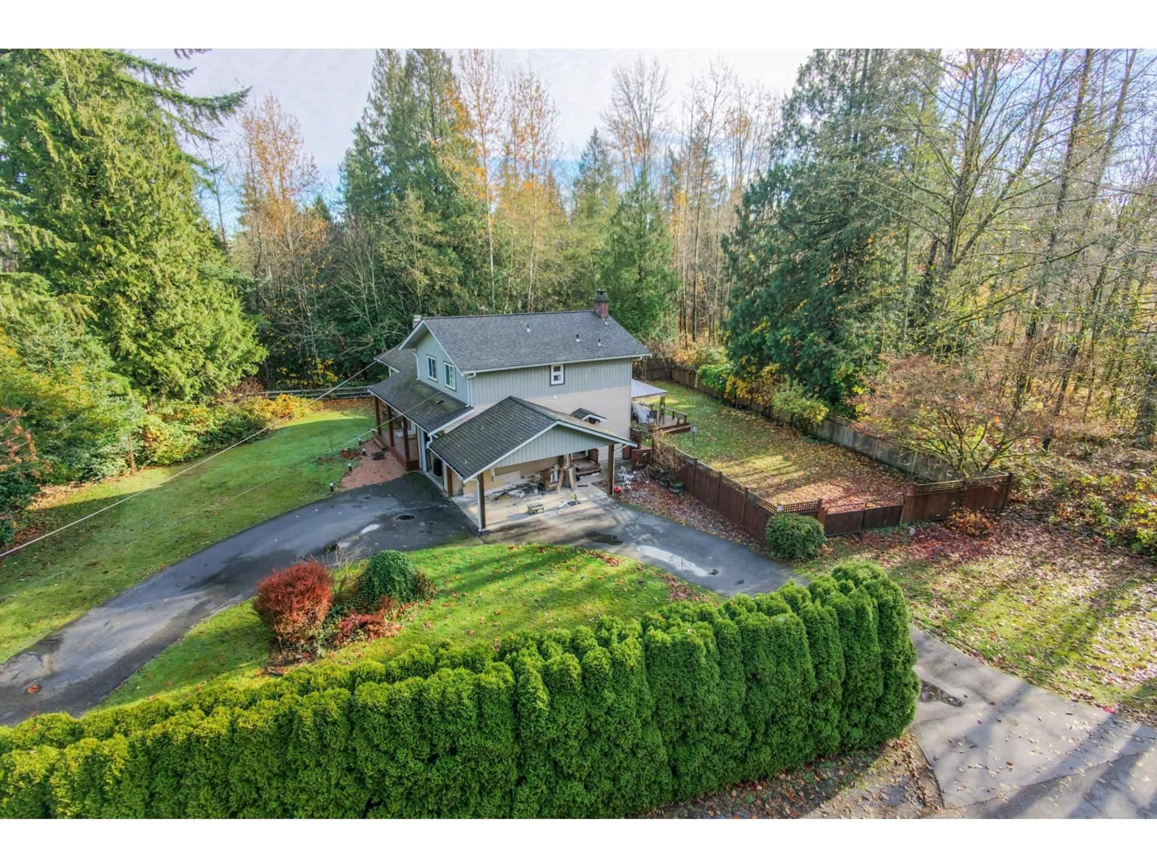 A pic from outside/outdoor area/front of a property/back of a property/a pic from drone, unknown for 2382 174, Surrey British Columbia V3Z9Z8