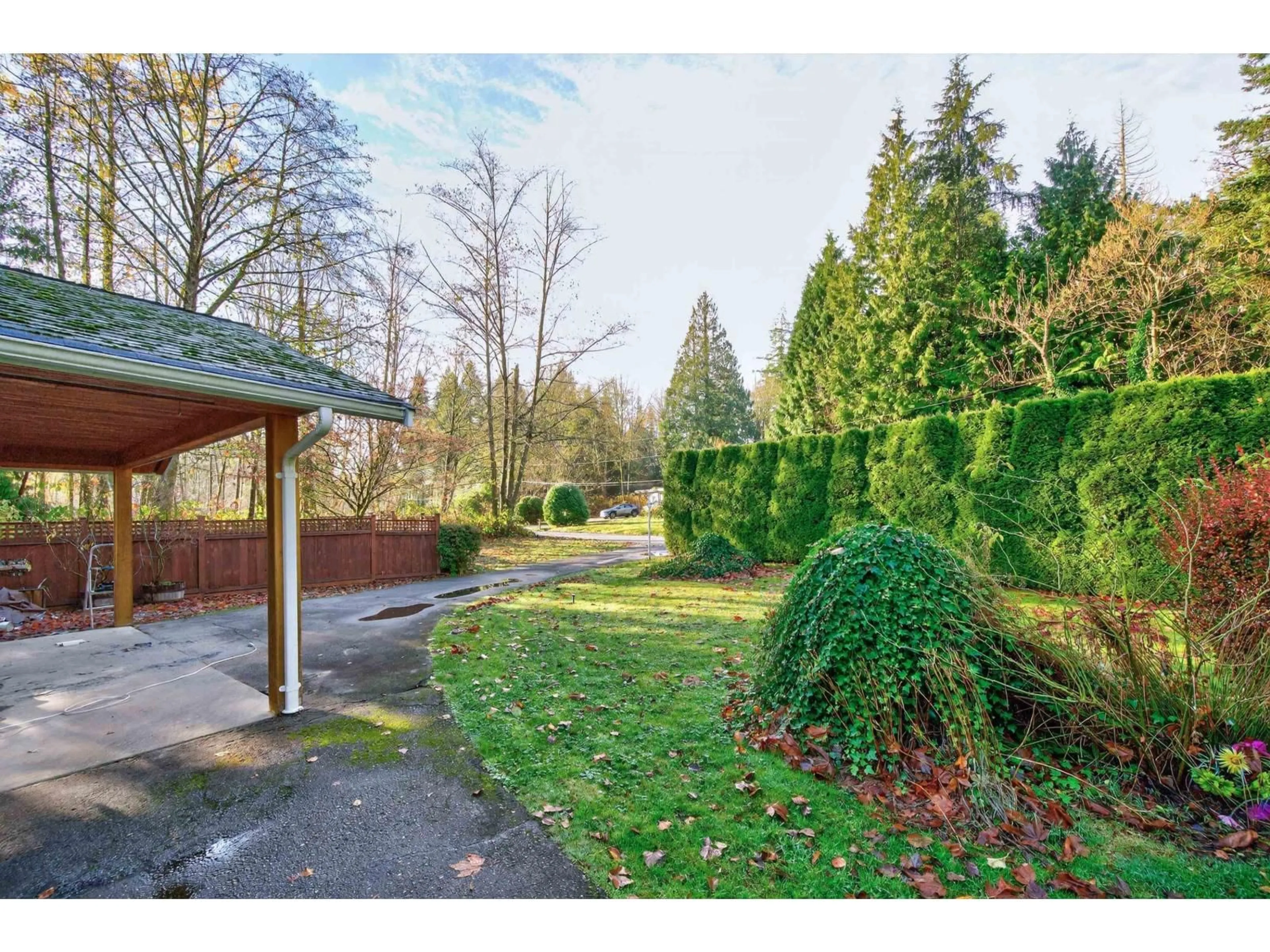 A pic from outside/outdoor area/front of a property/back of a property/a pic from drone, forest/trees view for 2382 174, Surrey British Columbia V3Z9Z8