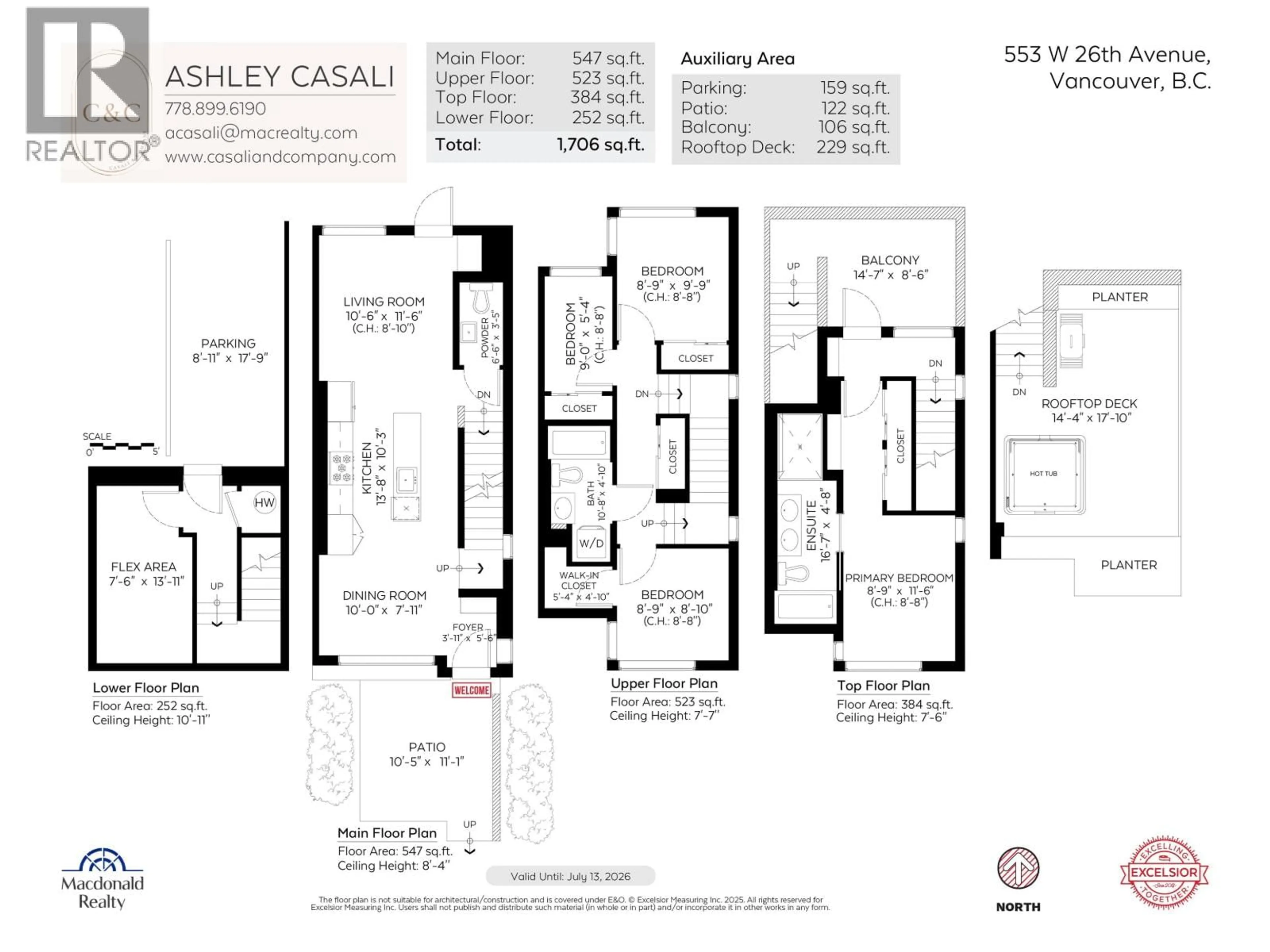 Floor plan for 553 26TH AVENUE, Vancouver British Columbia V5Z2E4