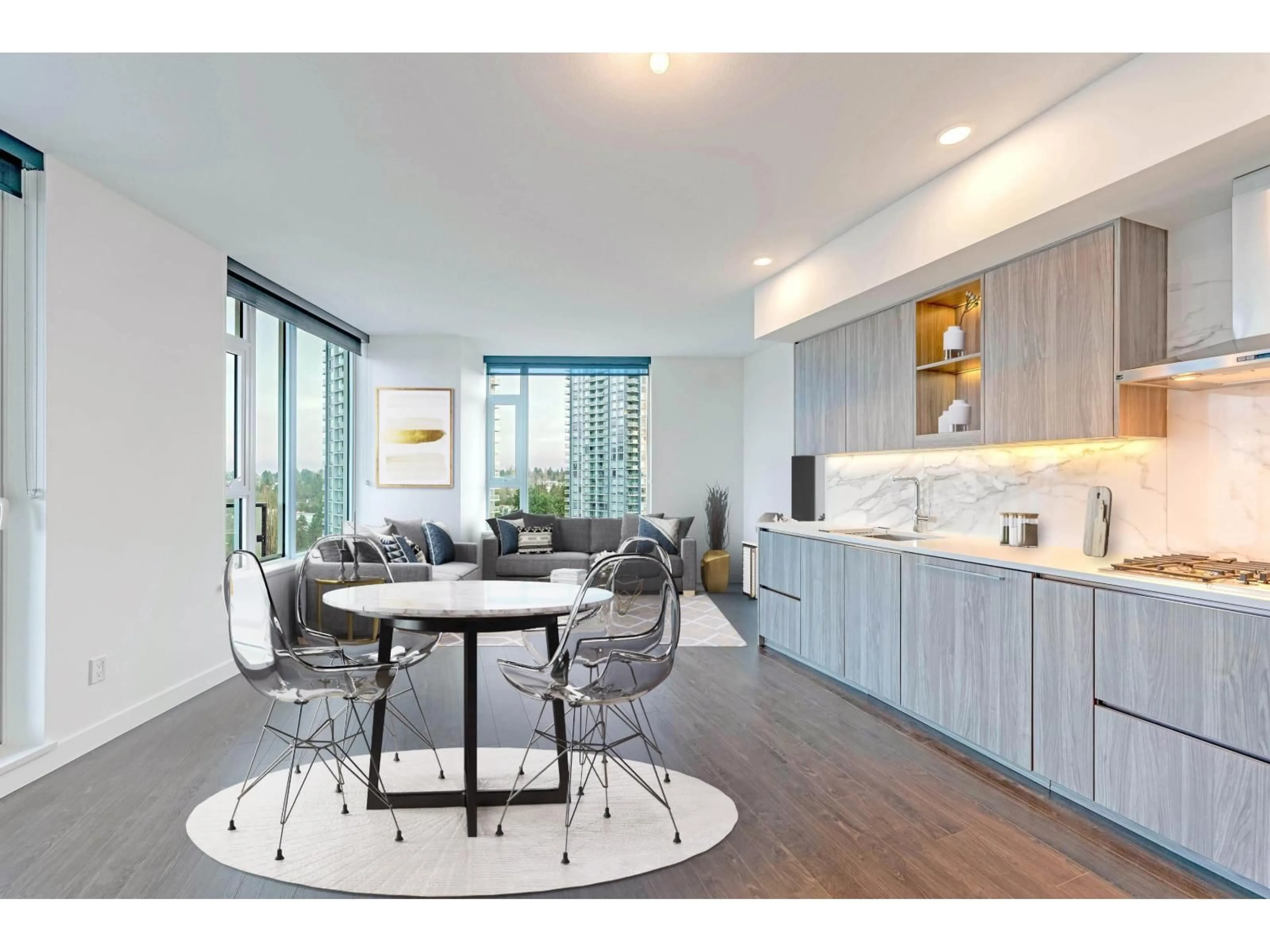 Open concept kitchen, unknown for 1904 - 9887 WHALLEY, Surrey British Columbia V3T0P4