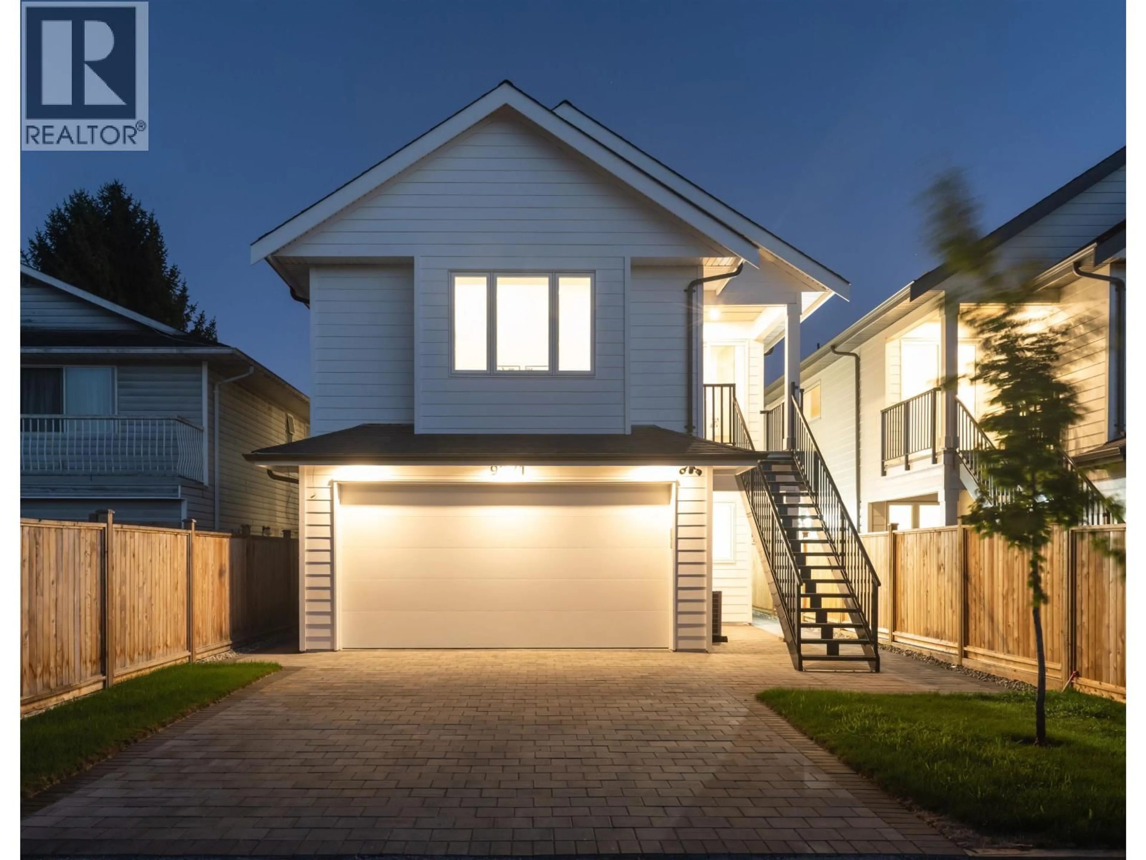 Home with vinyl exterior material, street for 9271 KILBY STREET, Richmond British Columbia V7X1P2