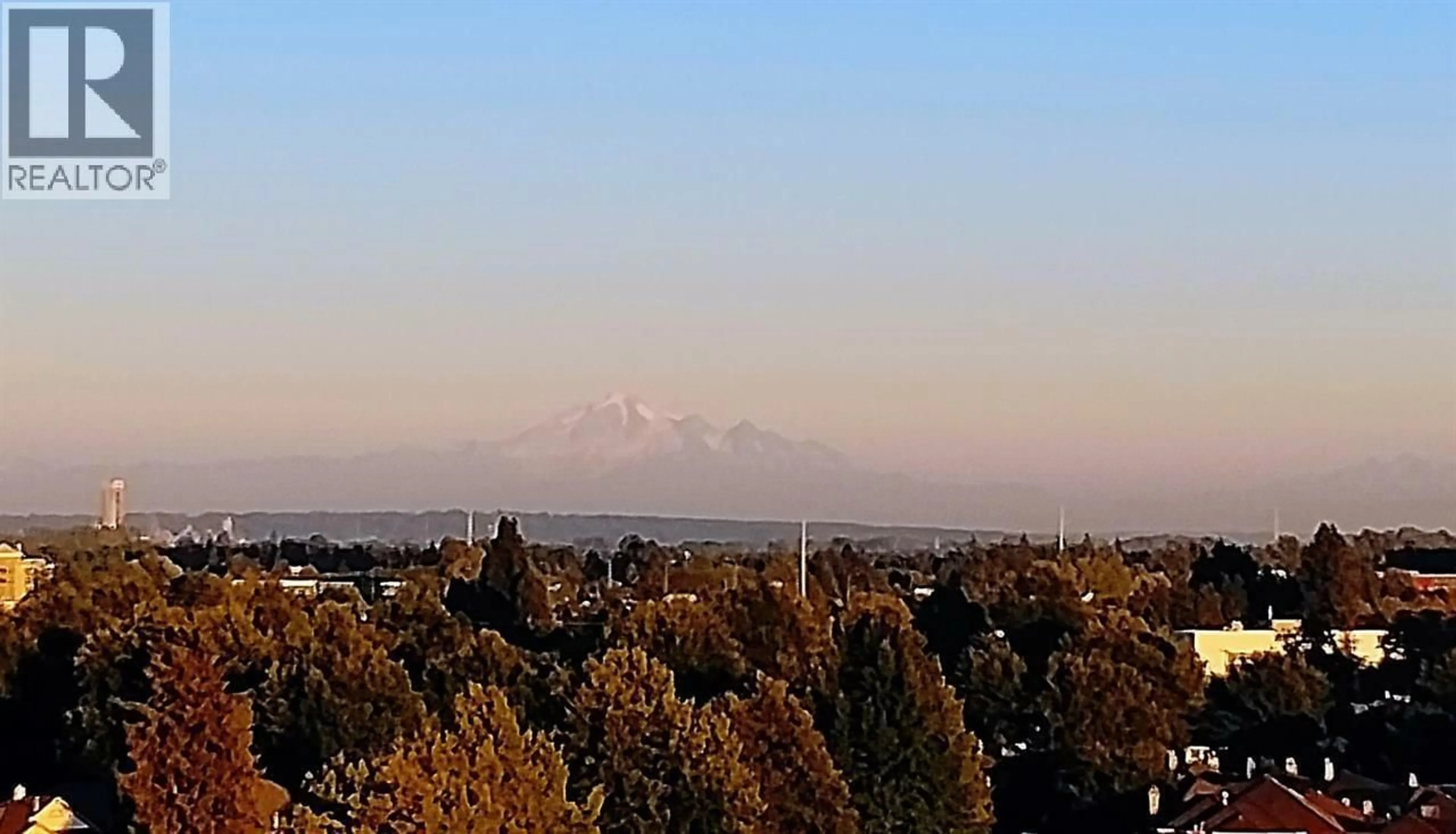 A pic from outside/outdoor area/front of a property/back of a property/a pic from drone, mountain view for 1101 - 8800 HAZELBRIDGE WAY, Richmond British Columbia V6X0S3