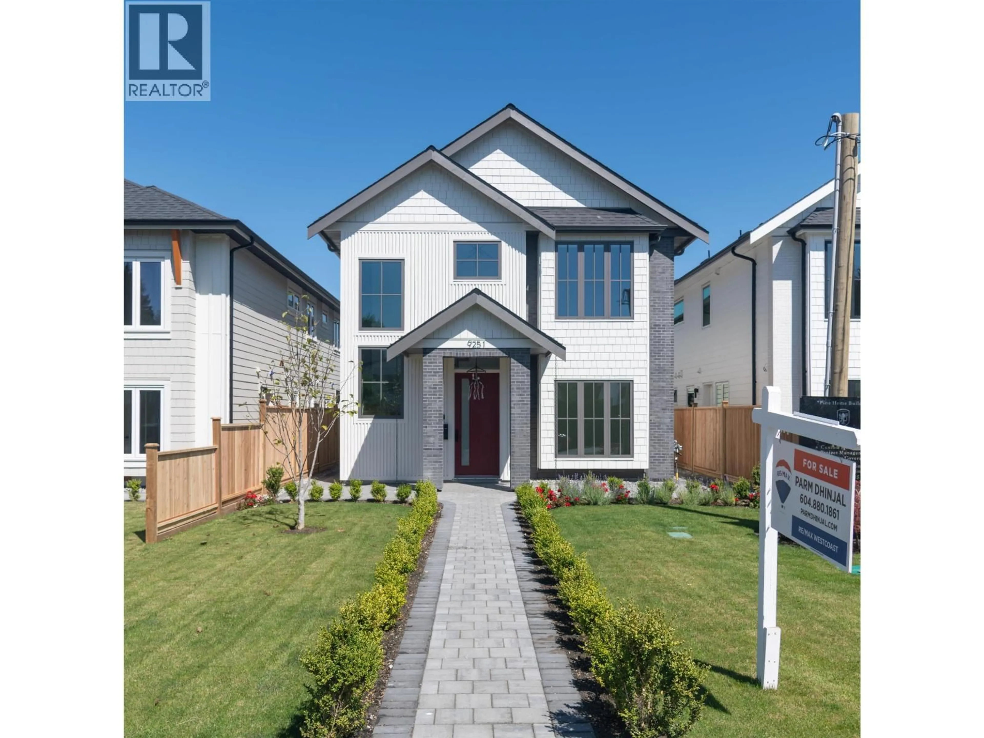 Home with brick exterior material, street for 9251 KILBY STREET, Richmond British Columbia V6X1P2