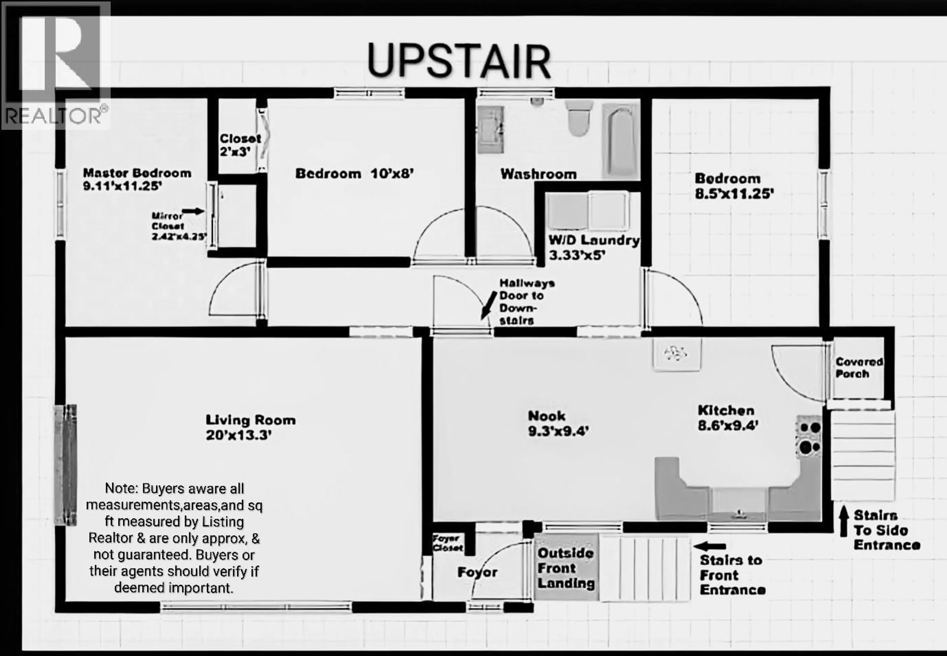 Floor plan for 5318- - 5320 BRUCE STREET, Vancouver British Columbia V5P3M3