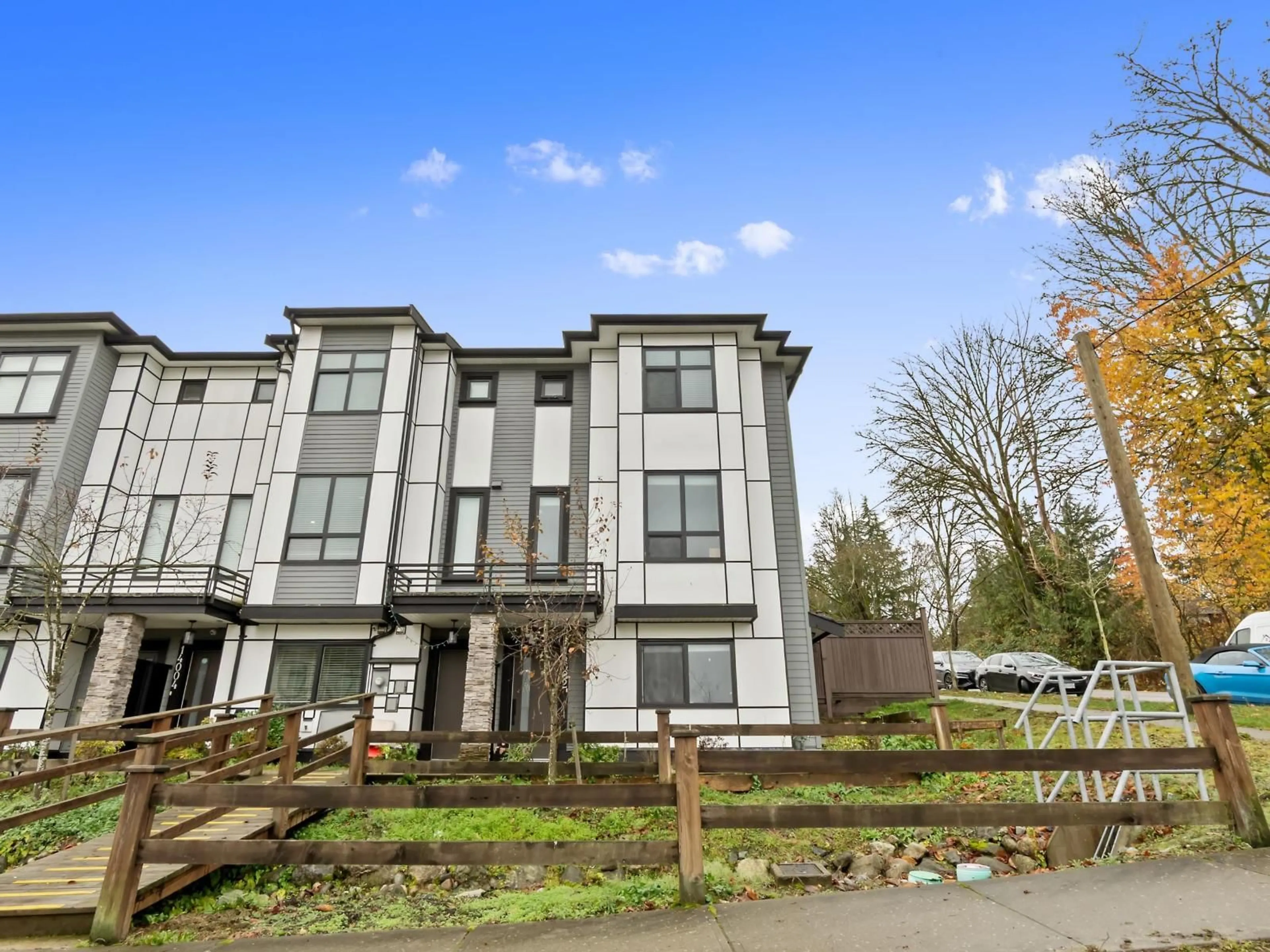 A pic from outside/outdoor area/front of a property/back of a property/a pic from drone, unknown for 14002 60A, Surrey British Columbia V3X0J9