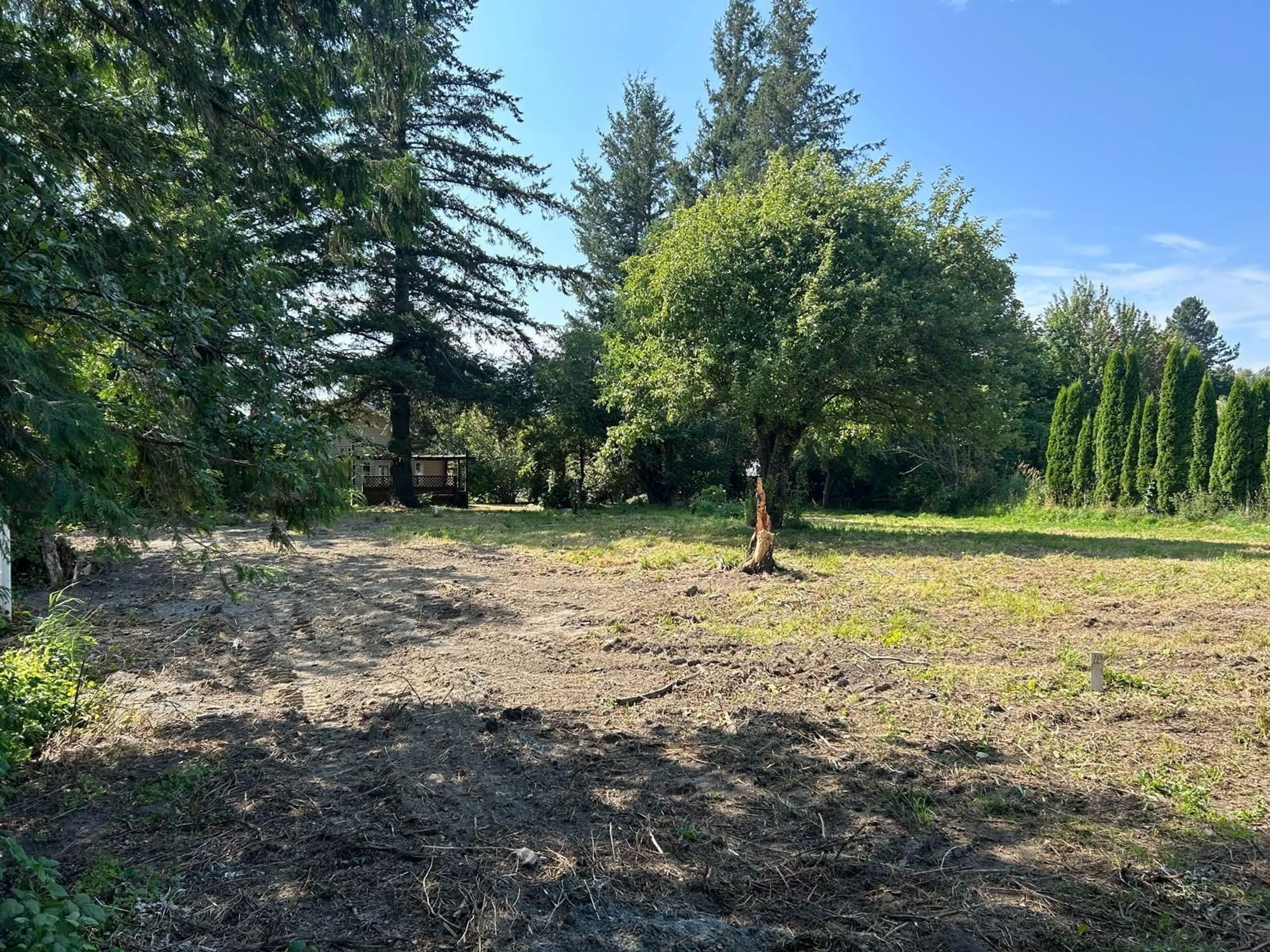 A pic from outside/outdoor area/front of a property/back of a property/a pic from drone, forest/trees view for 4510 COMMUNITY STREET, Yarrow British Columbia V2R5C9