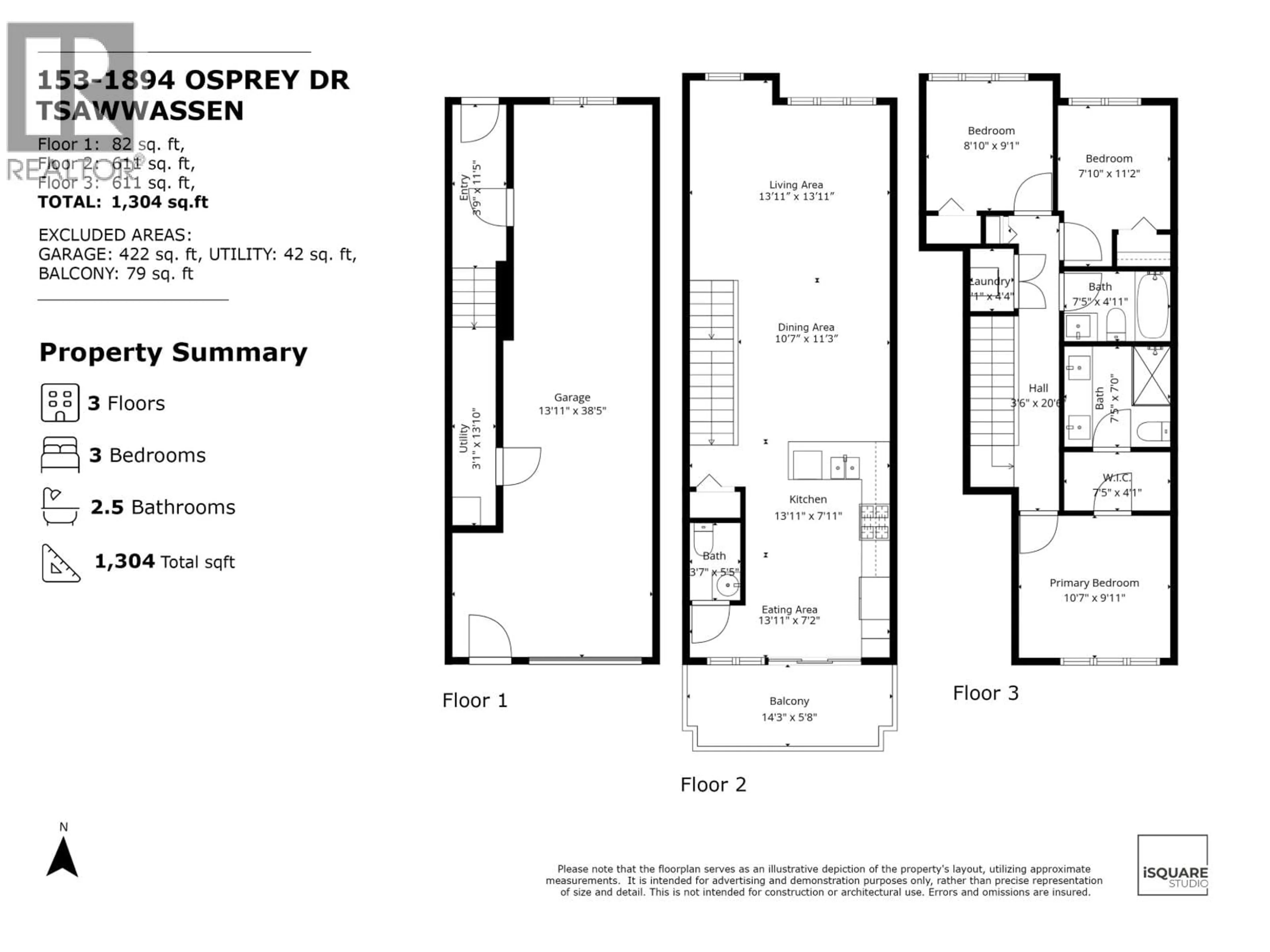 Floor plan for 153 - 1894 OSPREY DRIVE, Tsawwassen British Columbia V4M0C3