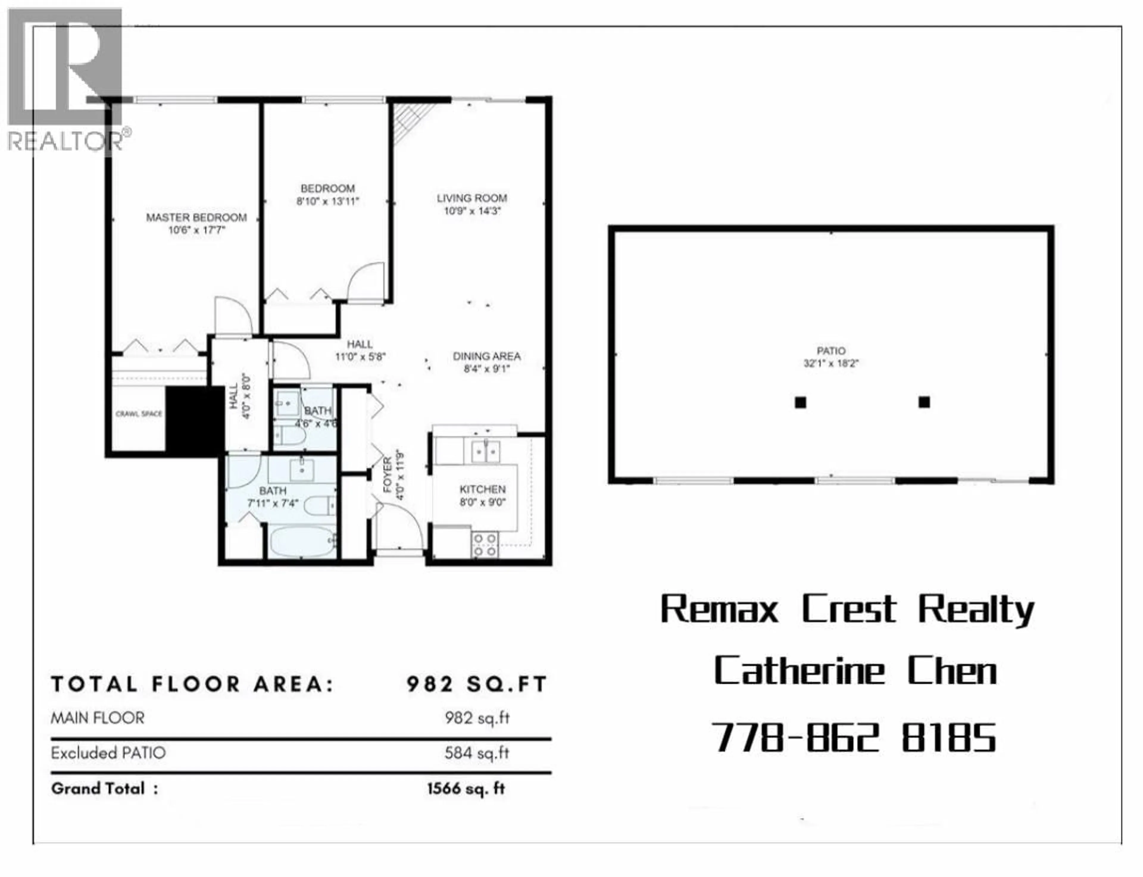 Floor plan for 106 - 2344 ATKINS AVENUE, Port Coquitlam British Columbia V3C1Y8