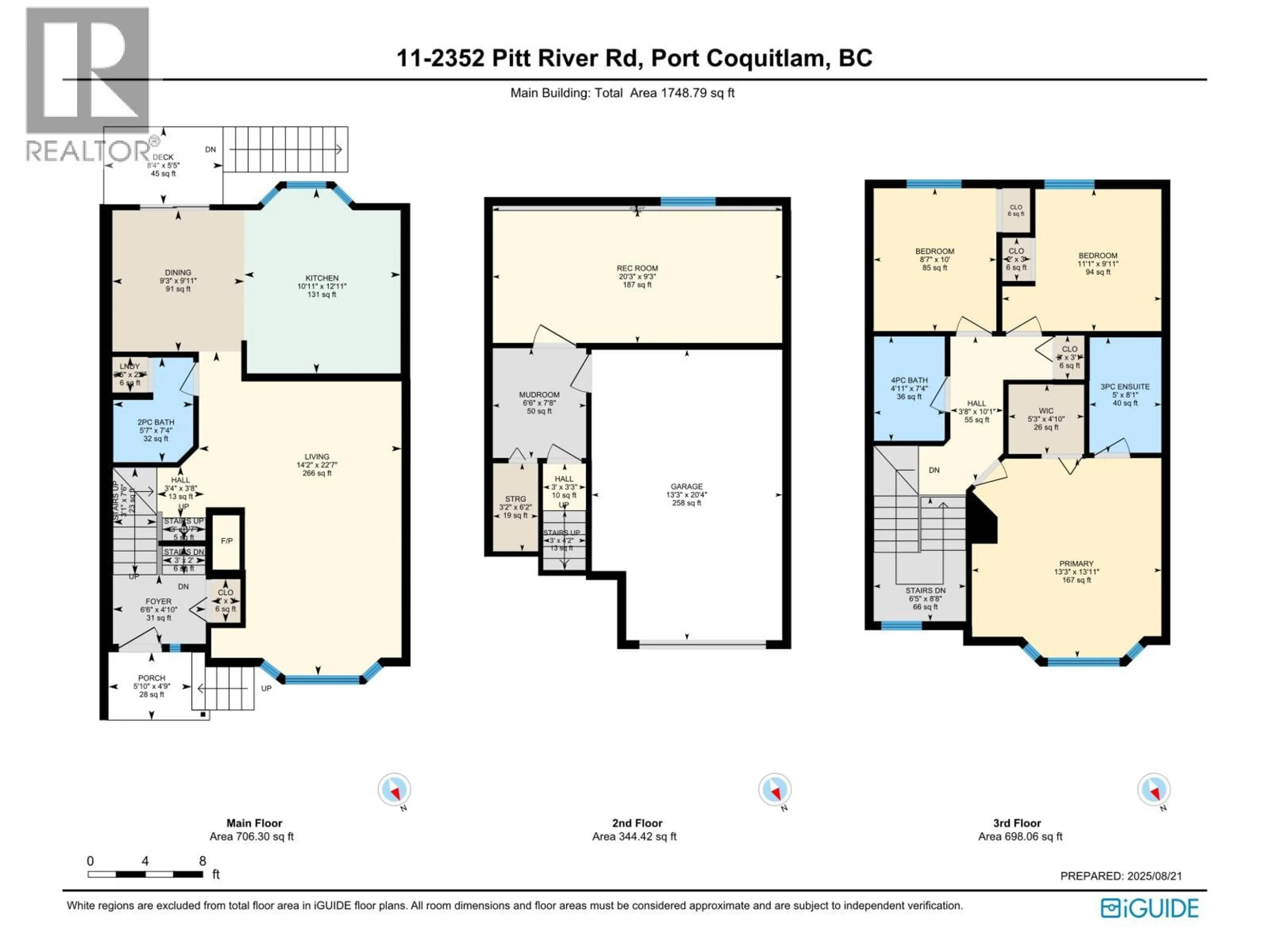 Floor plan for 11 - 2352 PITT RIVER ROAD, Port Coquitlam British Columbia V3C5Y2