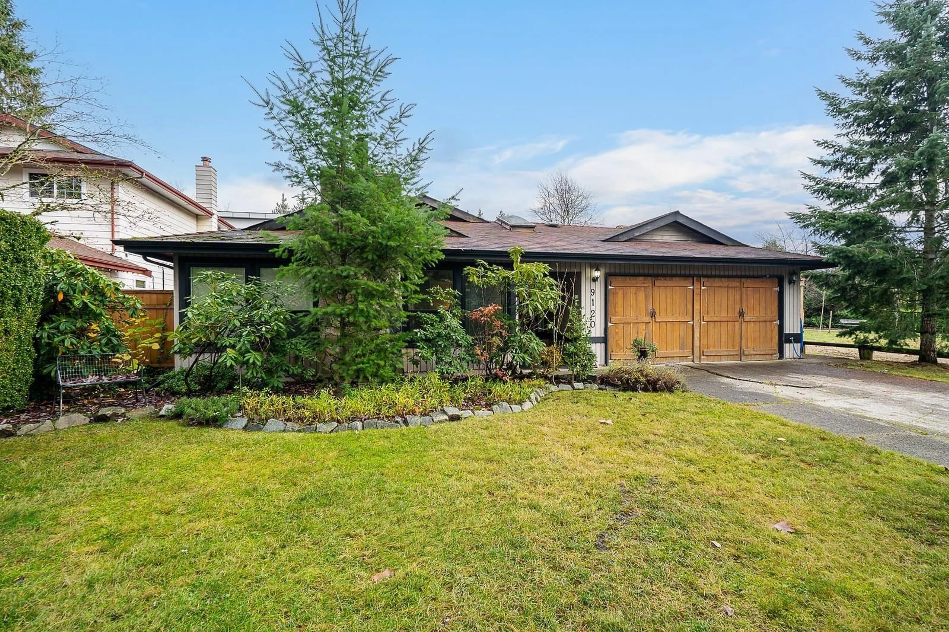 Home with brick exterior material, street for 9120 145A, Surrey British Columbia V3R7L7