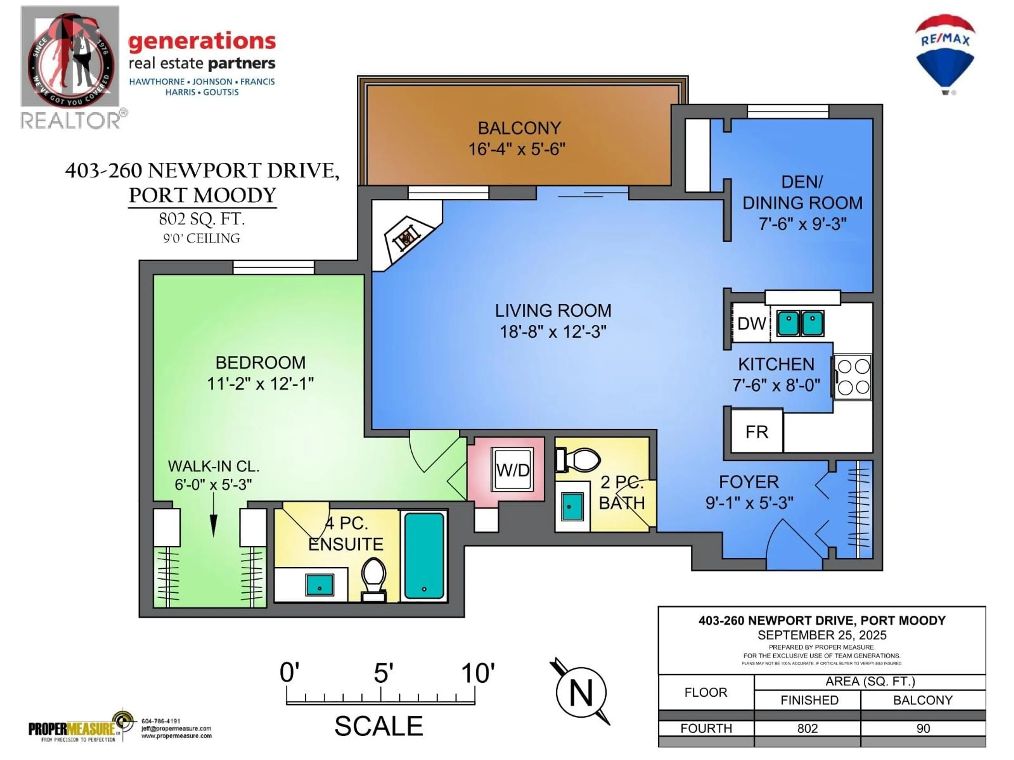 Floor plan for 403 - 260 NEWPORT DRIVE, Port Moody British Columbia V3H5C6