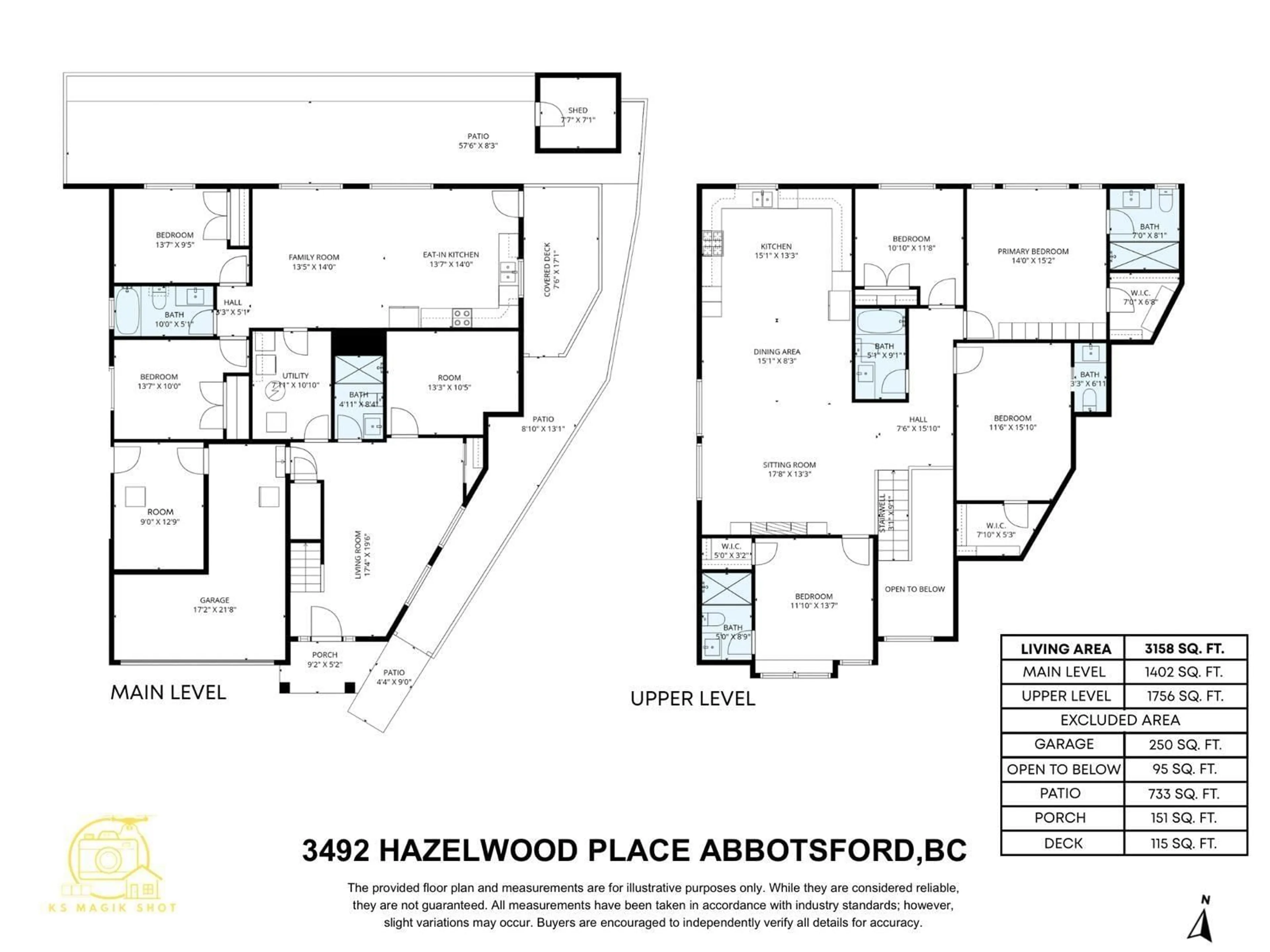 Floor plan for 3492 HAZELWOOD, Abbotsford British Columbia V2S0H8