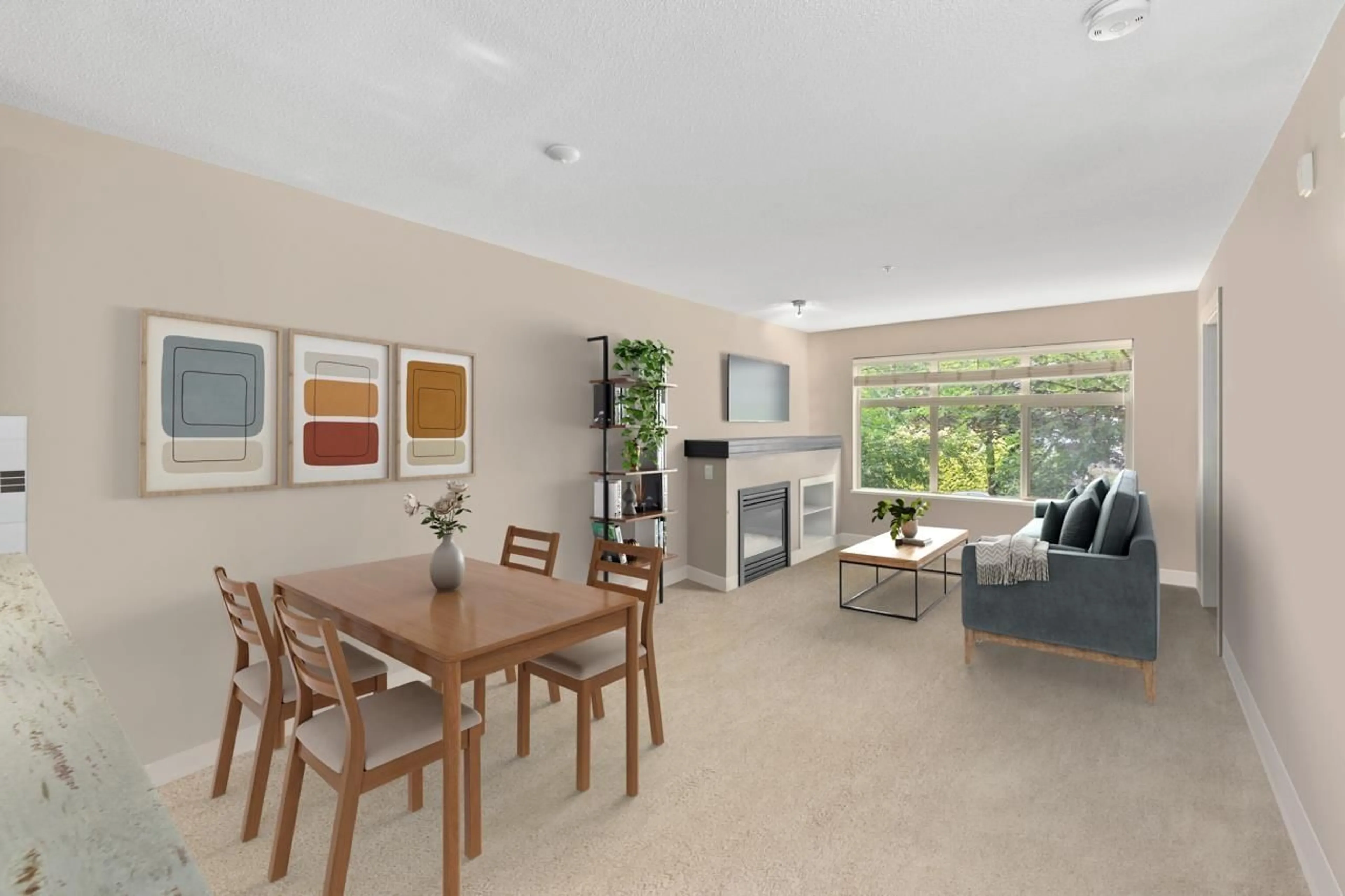 Living room with furniture, unknown for 214 - 6500 194, Surrey British Columbia V4N5X4