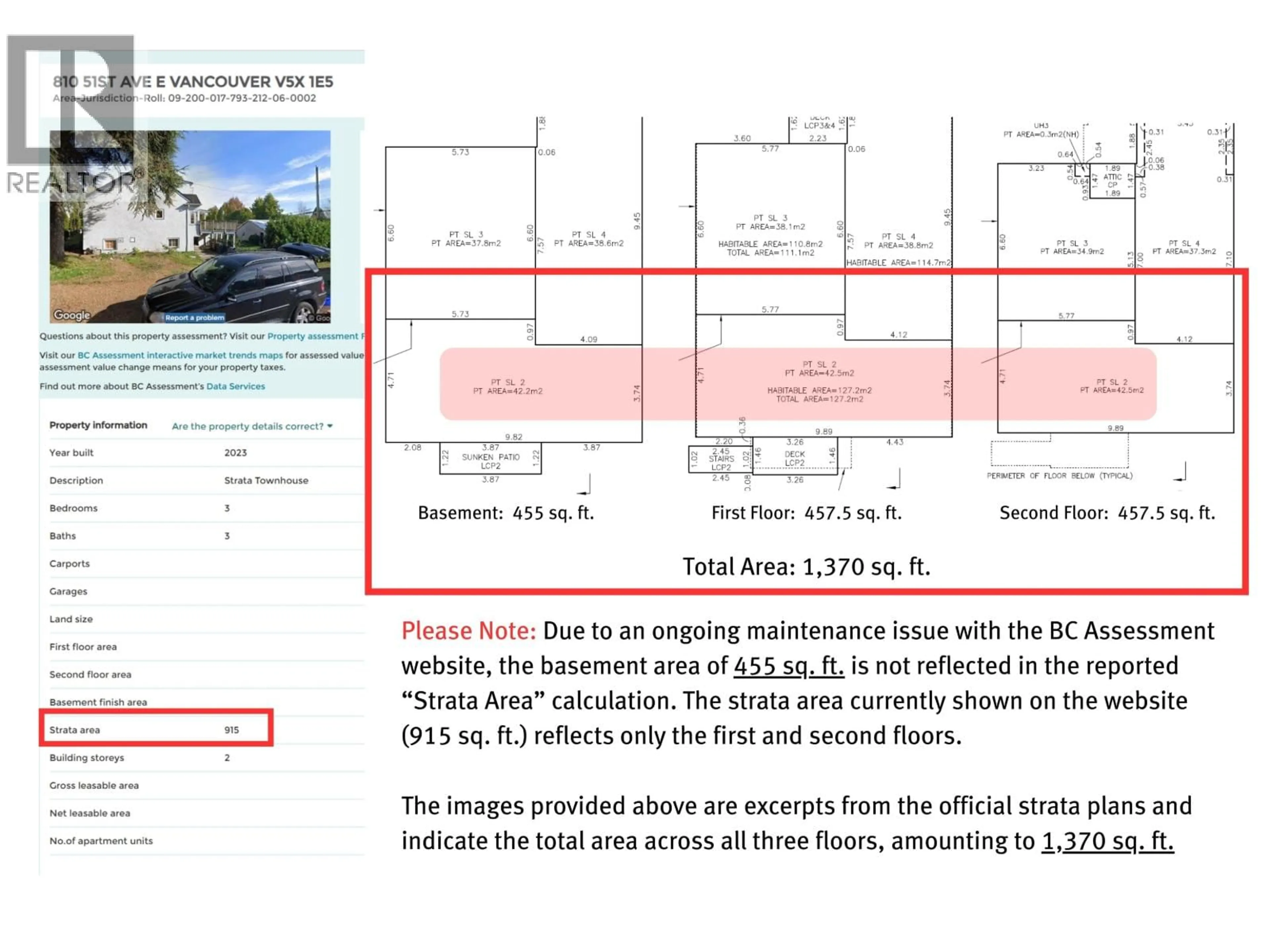 Floor plan for 810 51ST AVENUE, Vancouver British Columbia V5X1E5