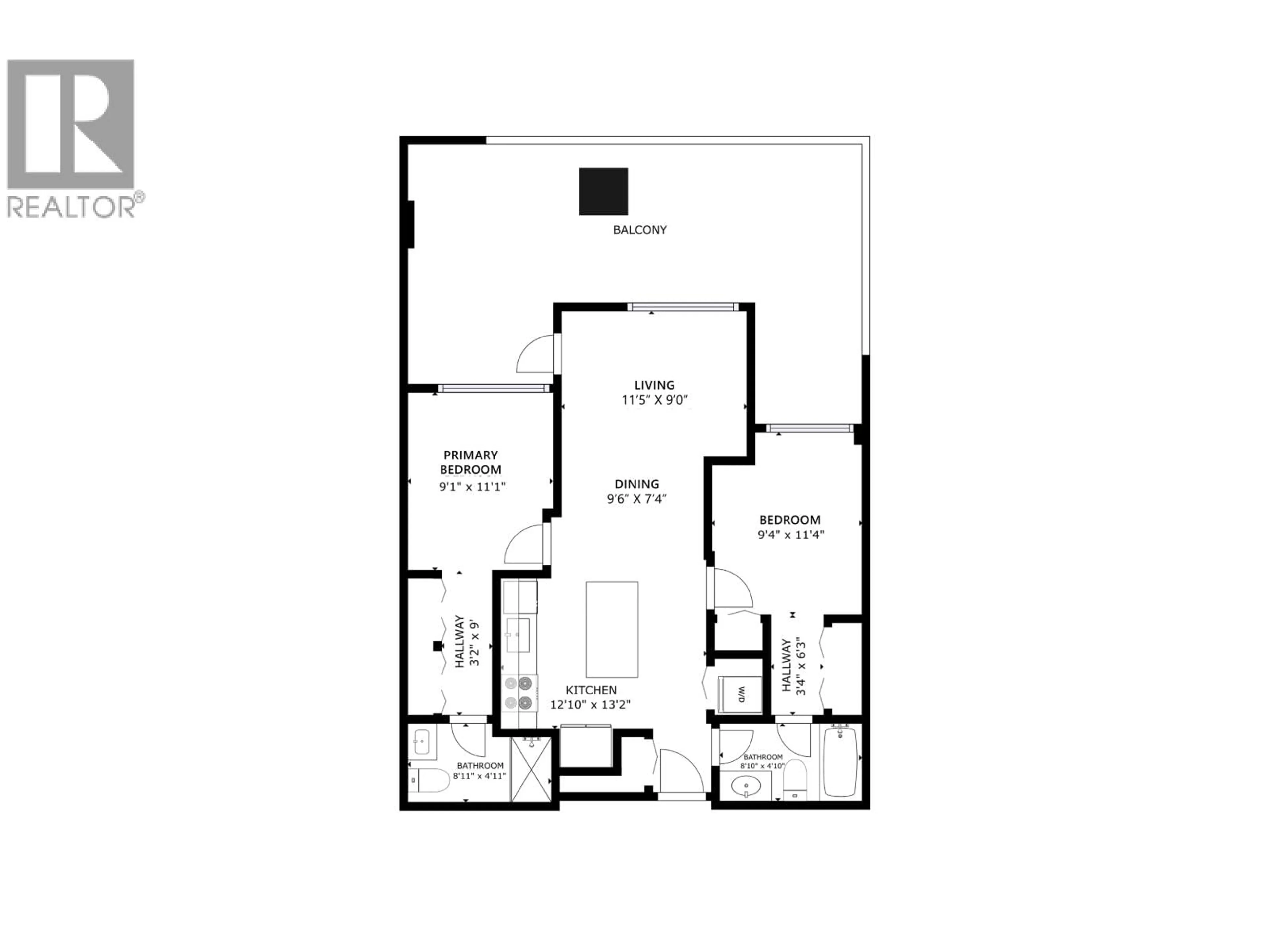 Floor plan for 123 - 723 3RD STREET, North Vancouver British Columbia V7M0E4